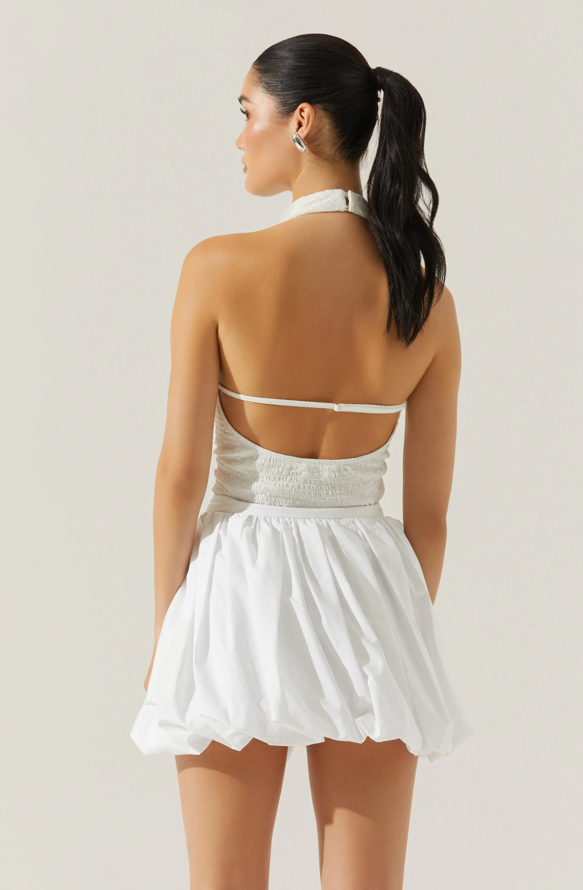 Gwyneth Textured Halter Neck Top - Image 8