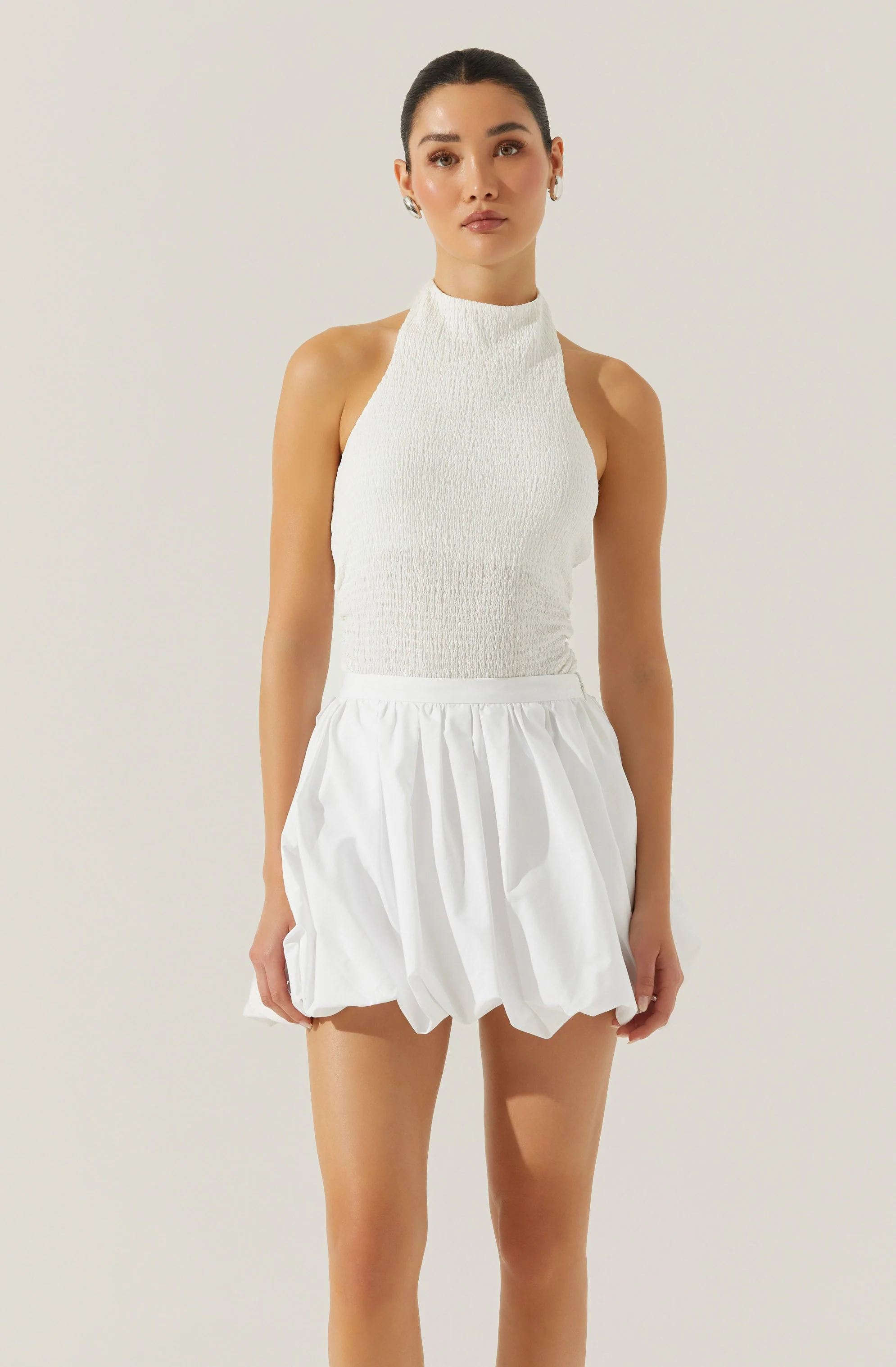 Gwyneth Textured Halter Neck Top - Image 9