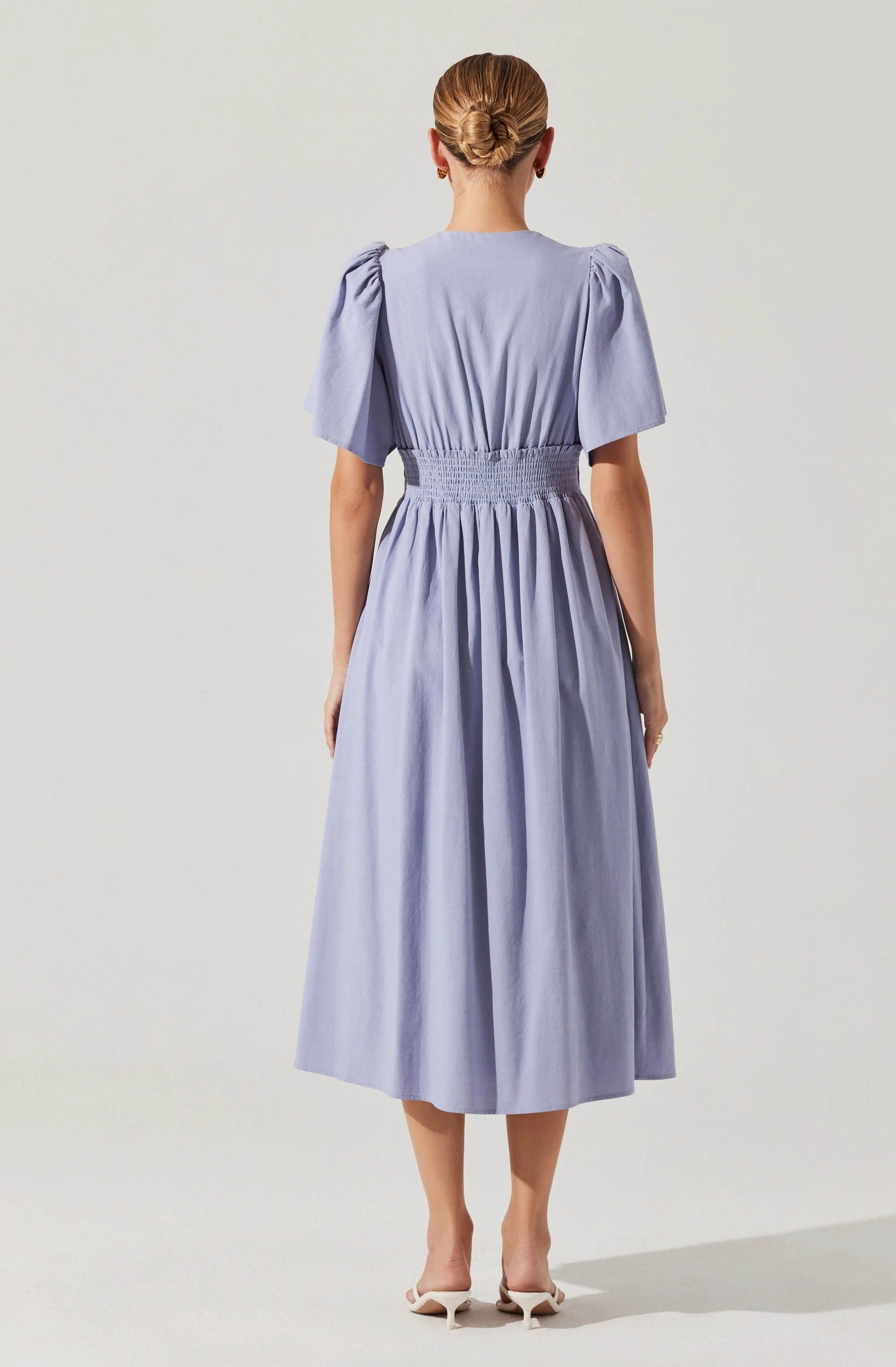 Hadleigh Scallop Trim Midi Dress - Image 10