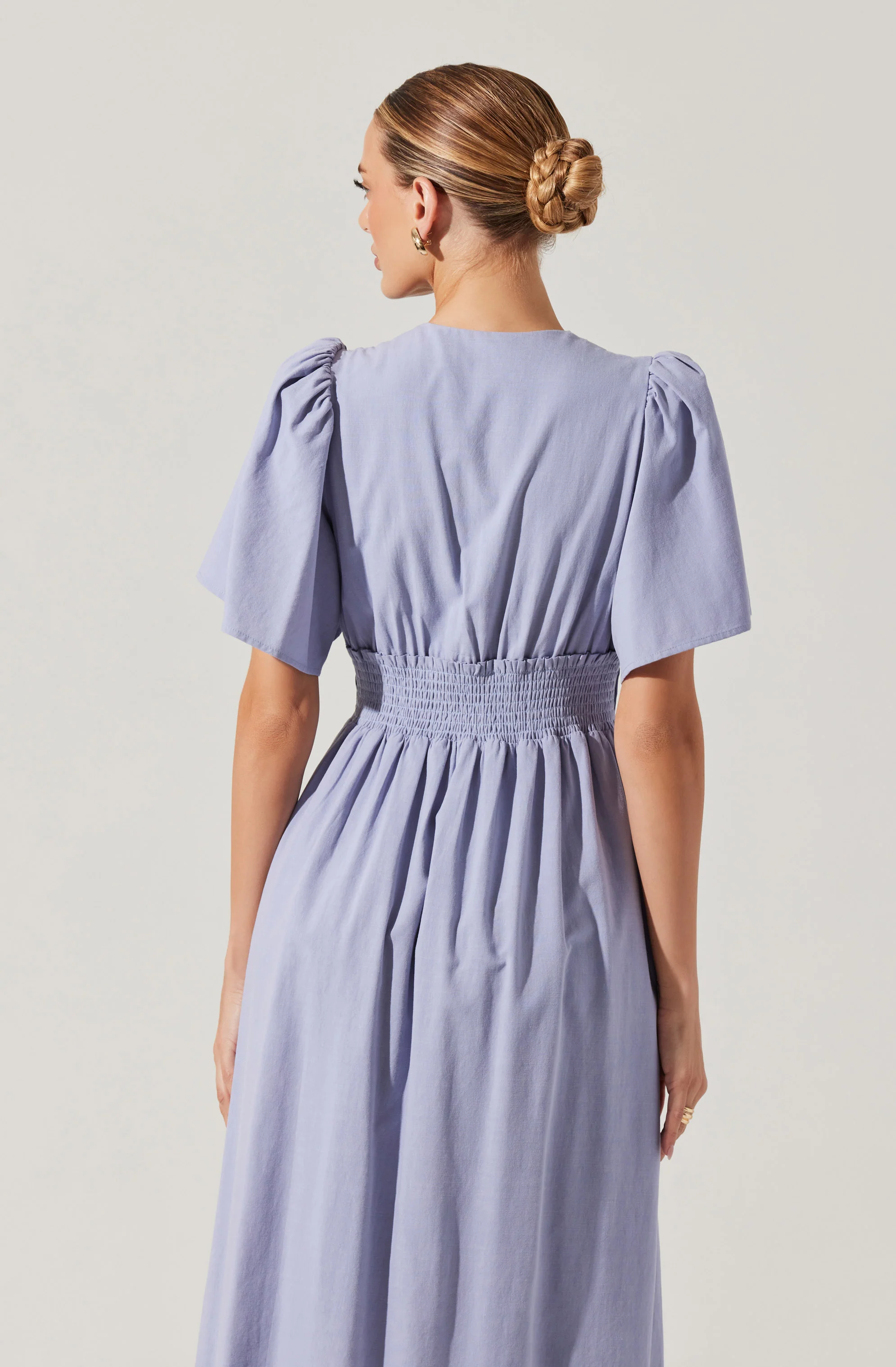 Hadleigh Scallop Trim Midi Dress - Image 9
