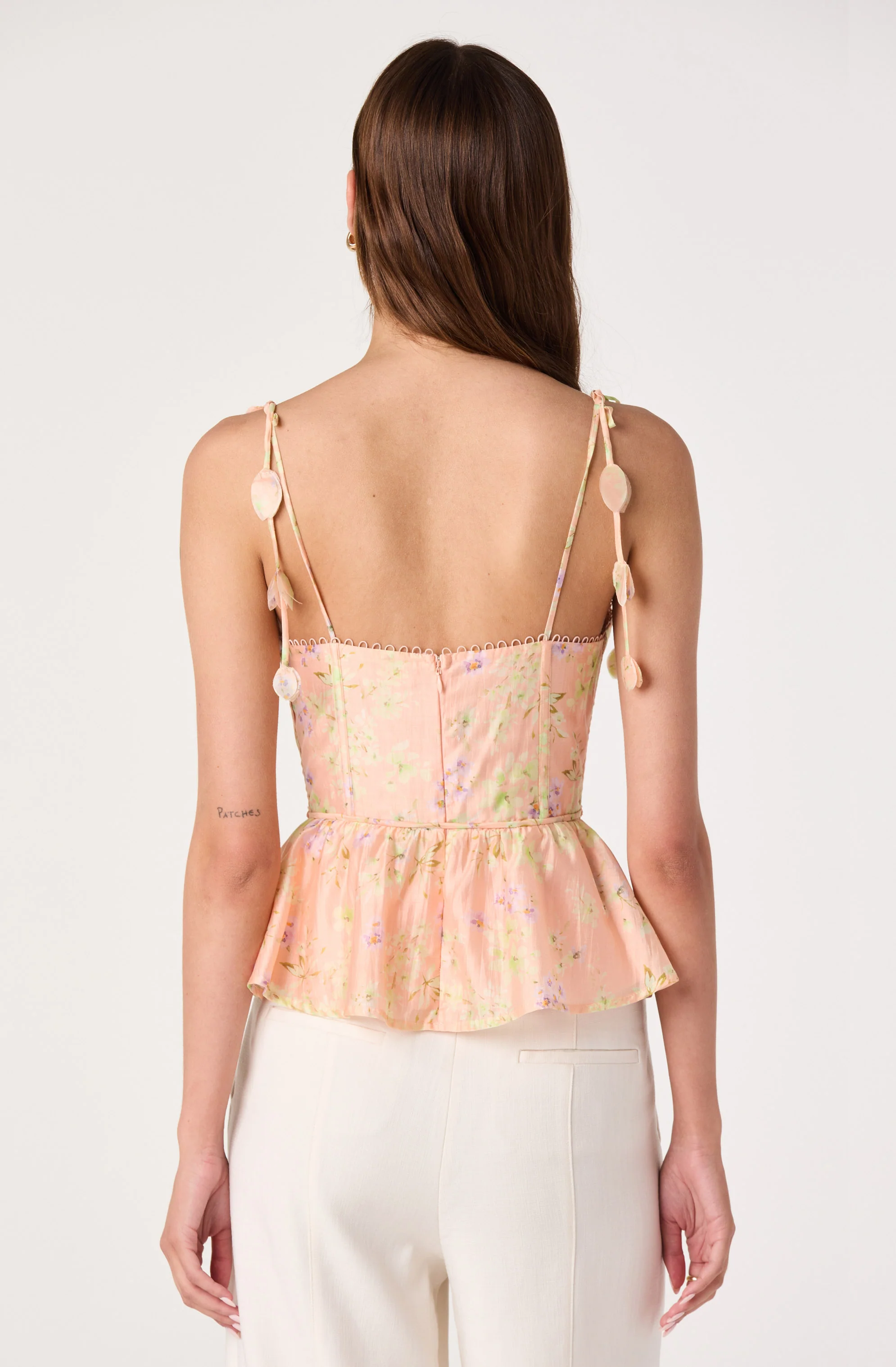 Halcyon Floral Bustier Top - Image 4