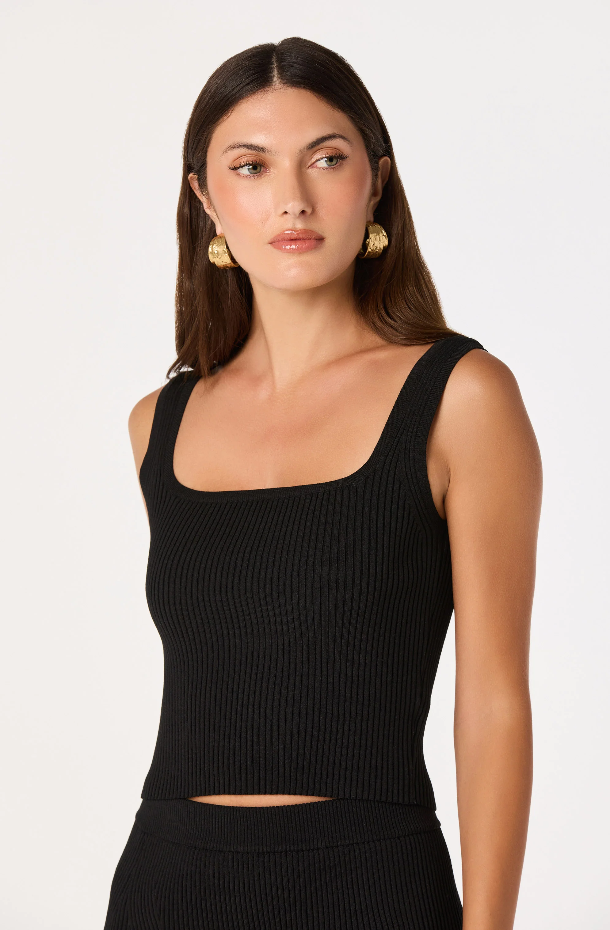 Halie Ribbed Knit Sweater Tank - Image 5