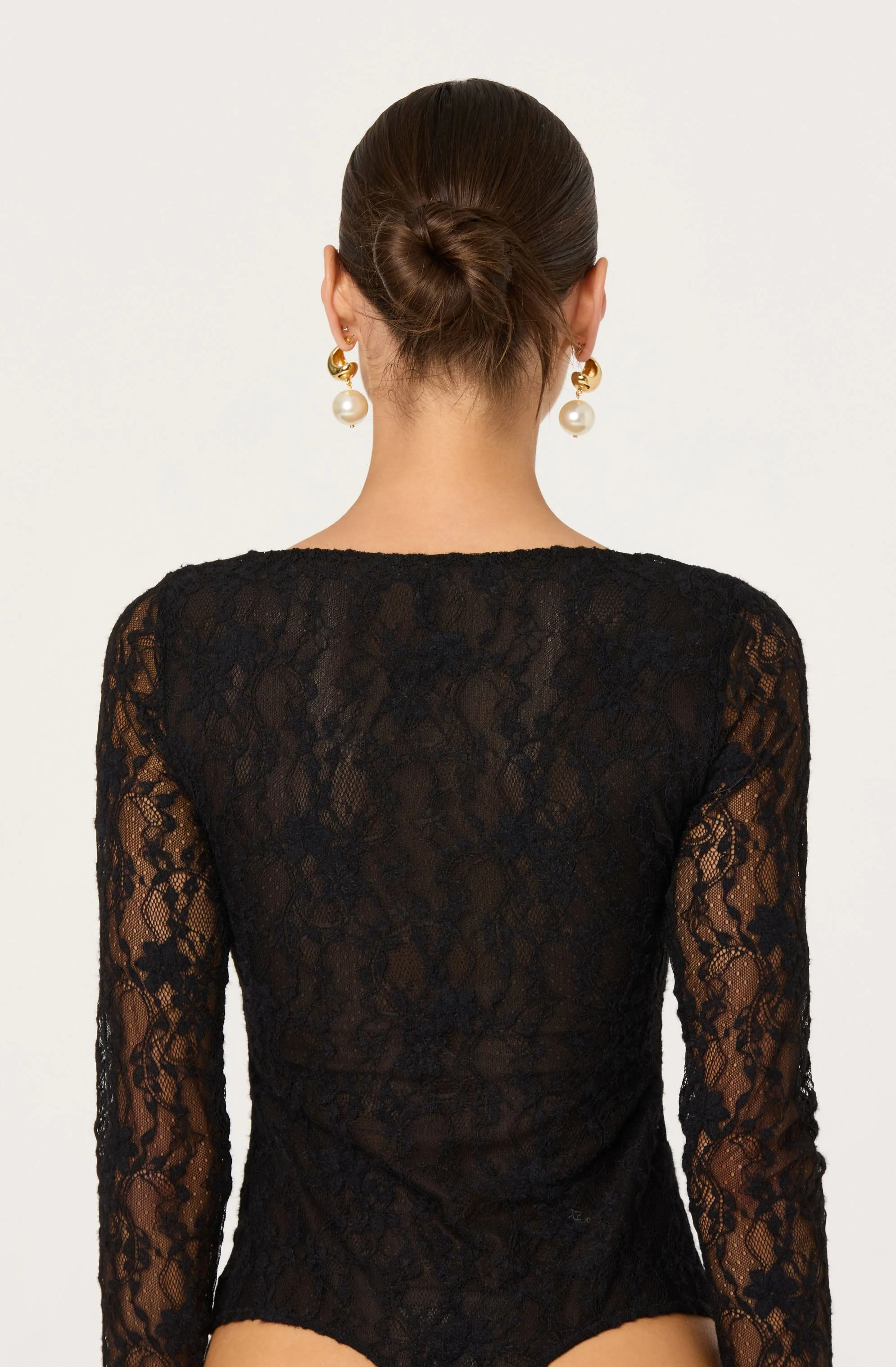 Haniya Floral Lace Bodysuit - Image 5