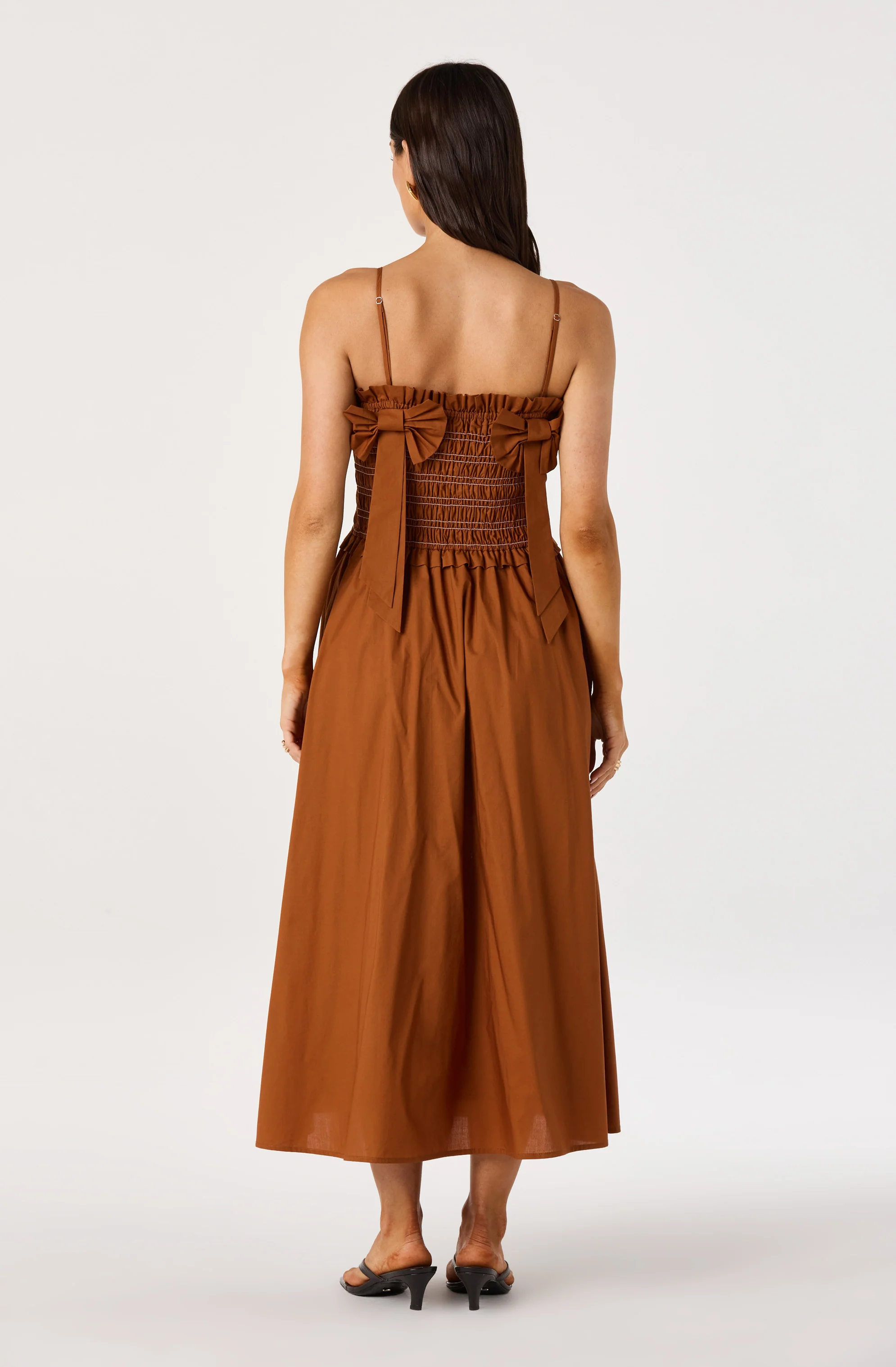 Harper Smocked A-Line Midi Dress - Image 11