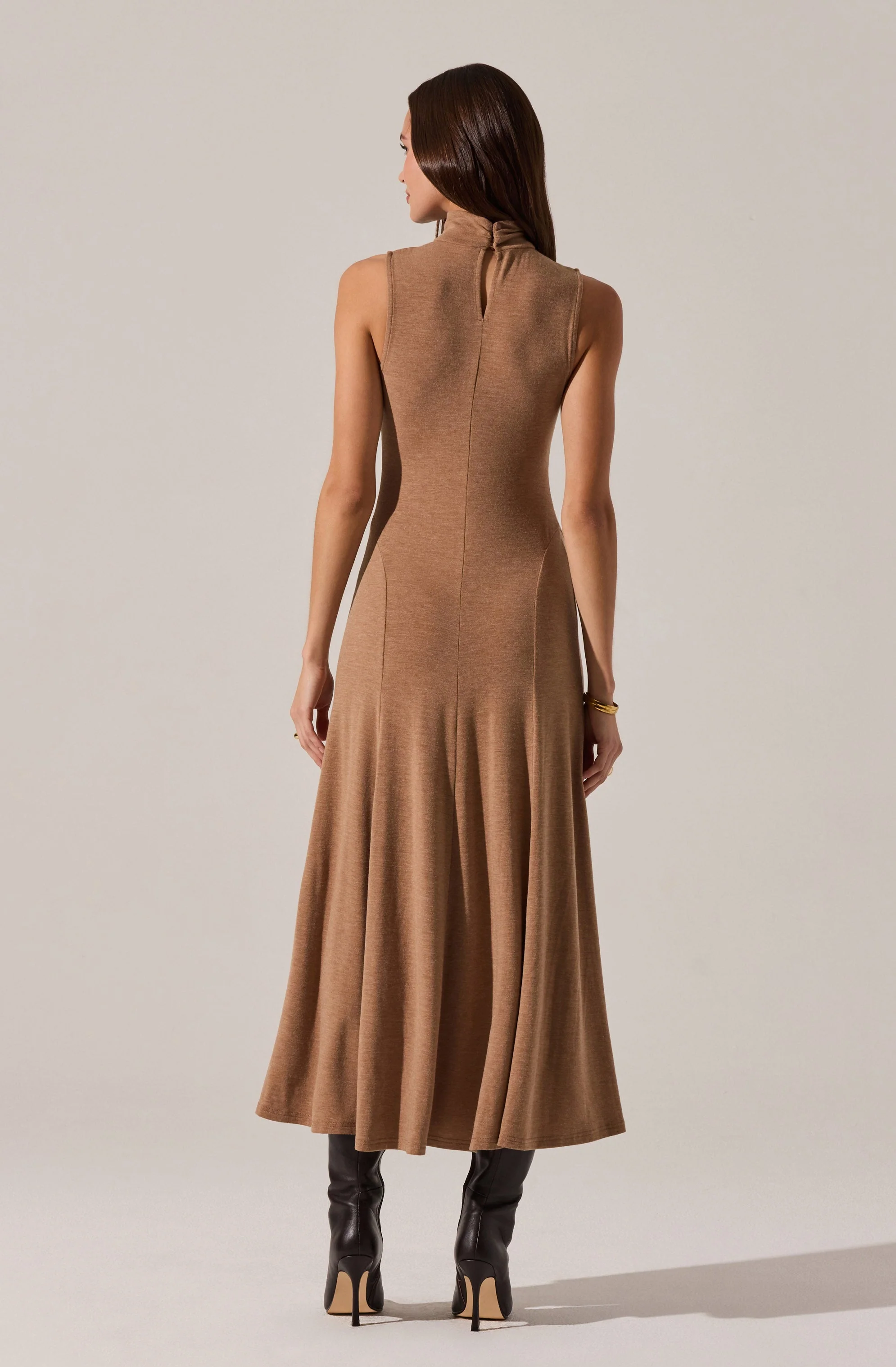 Haylie Sleeveless Turtleneck Sweater Dress - Image 12