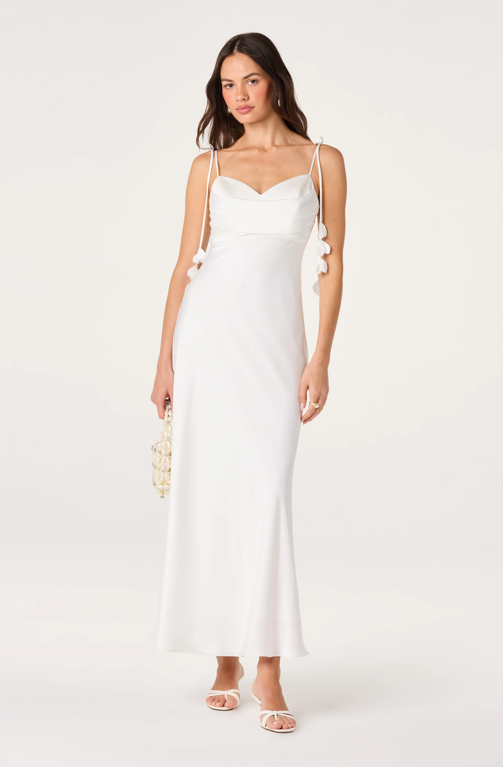 Hera Satin Maxi Dress - Image 19