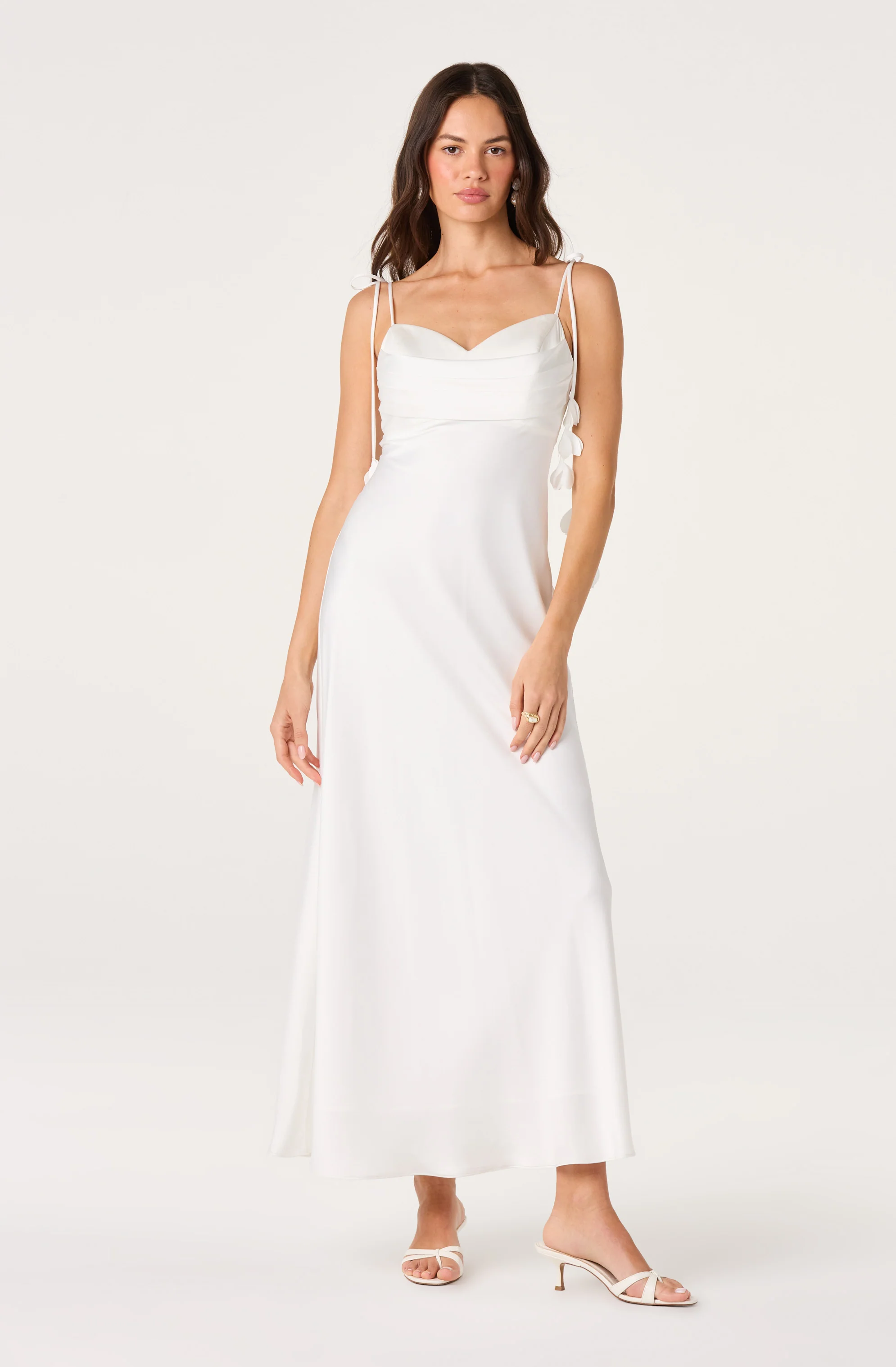 Hera Satin Maxi Dress - Image 20