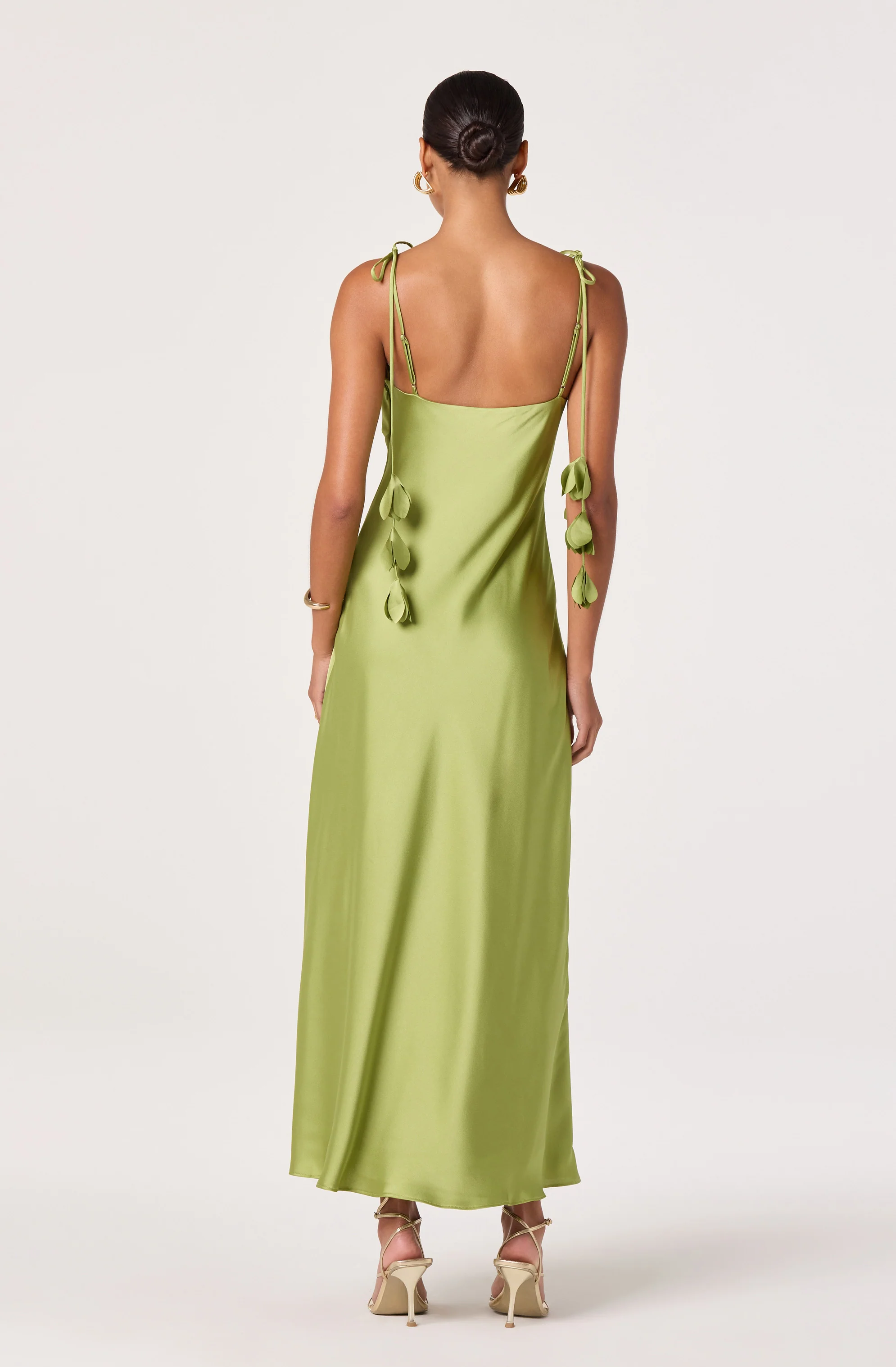 Hera Satin Maxi Dress - Image 8
