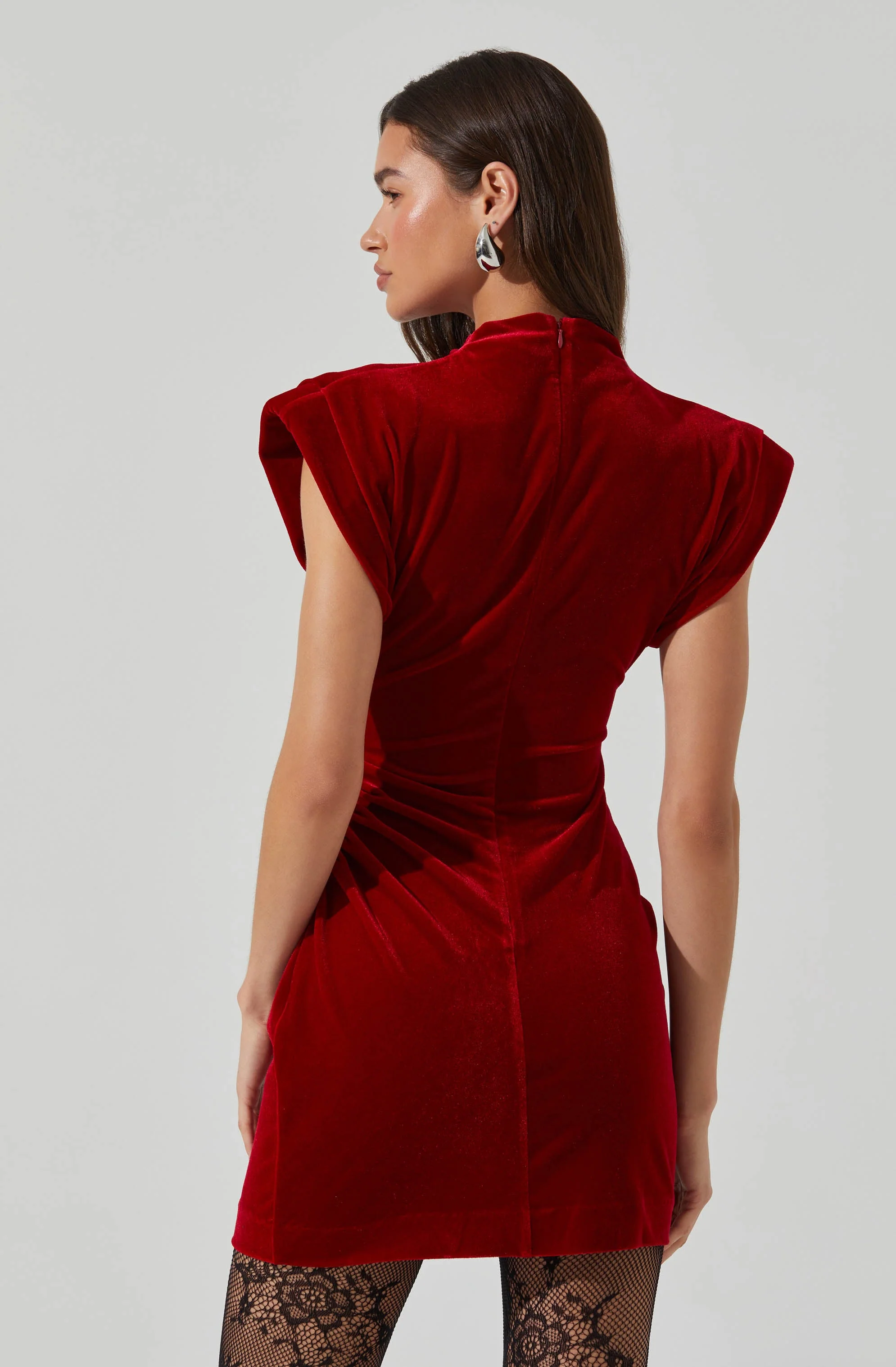 Ila Velvet Mini Dress - Image 6