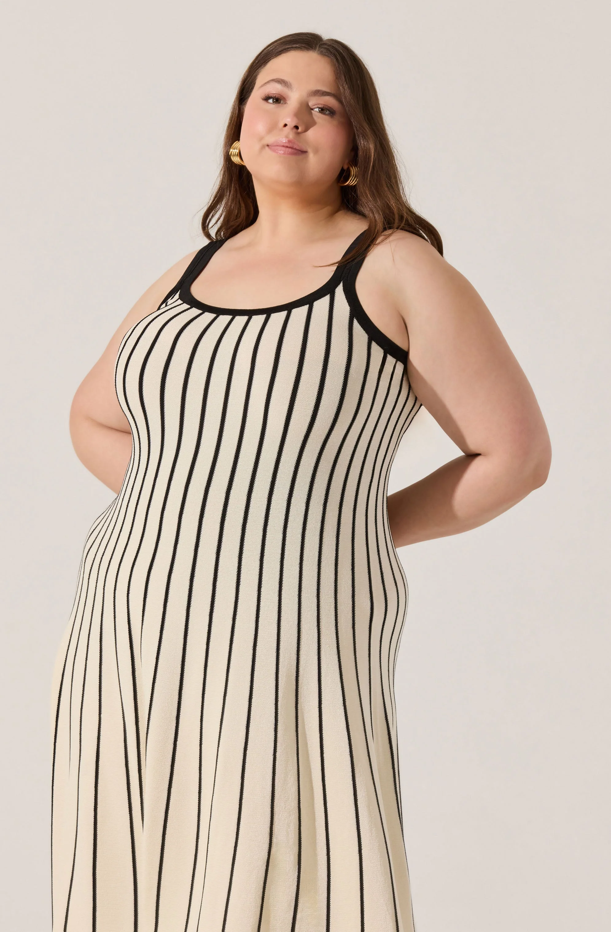 Irecia Stripe Sweater Midi Dress - Image 11