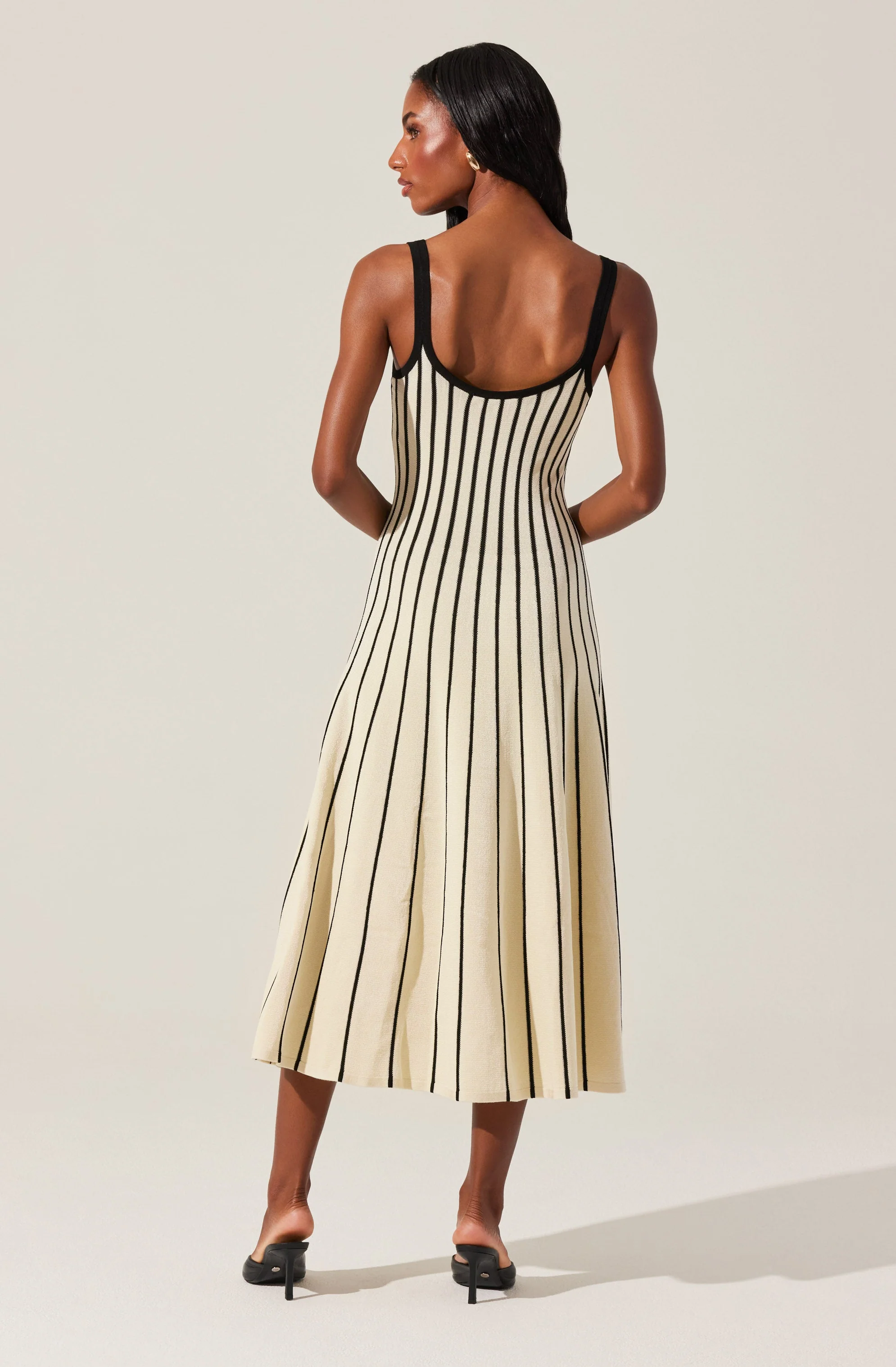 Irecia Stripe Sweater Midi Dress - Image 3