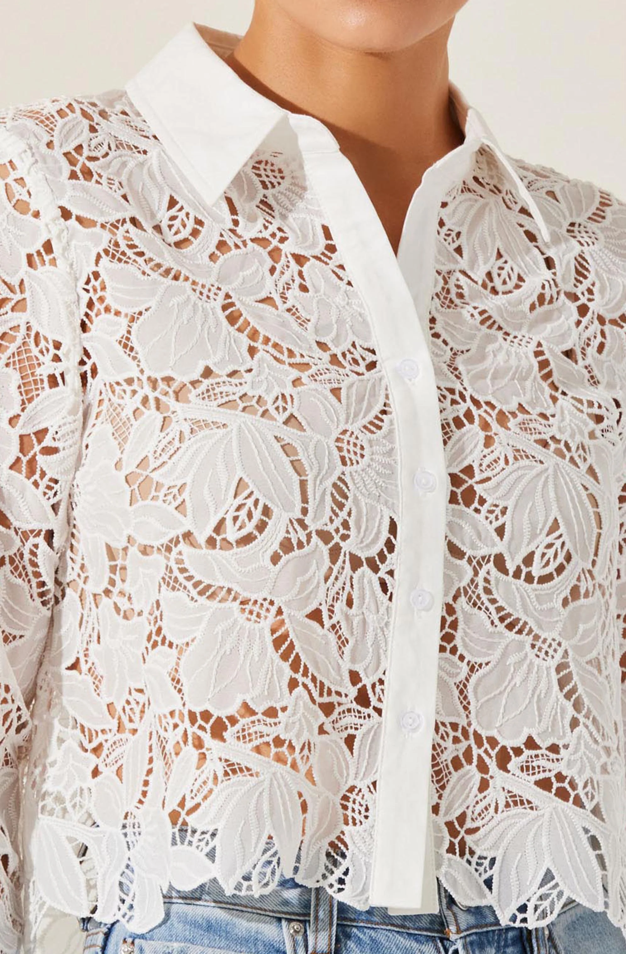Isabis Floral Lace Top - Image 3