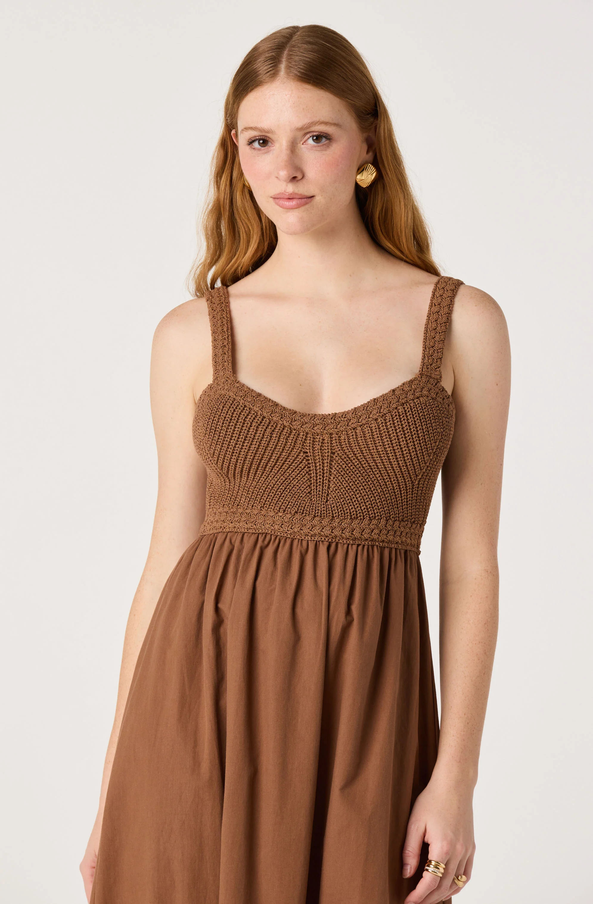 Jacquelin Crochet Open Back Dress - Image 3