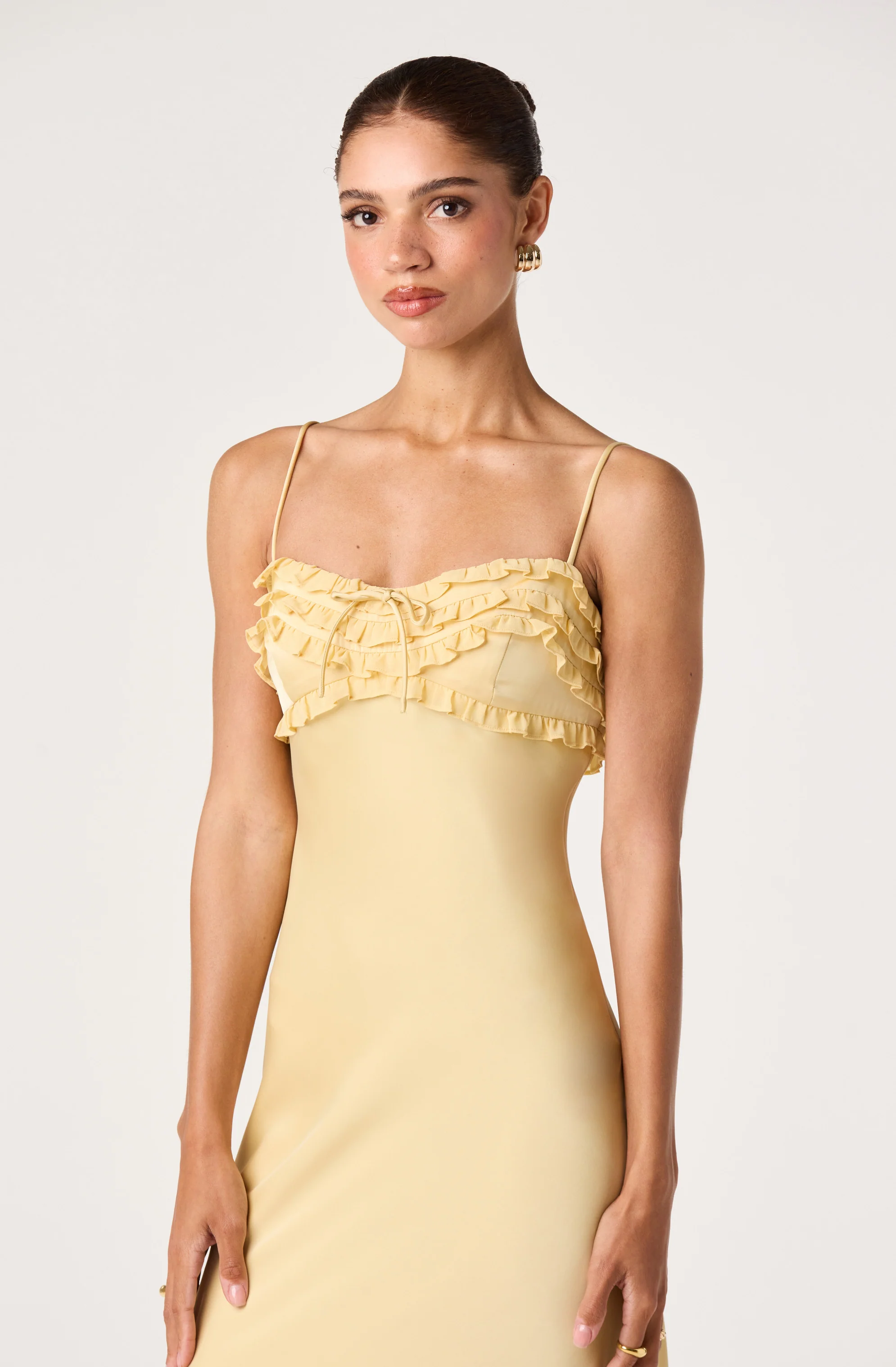 Jade Ruffle Trim Maxi Dress - Image 12