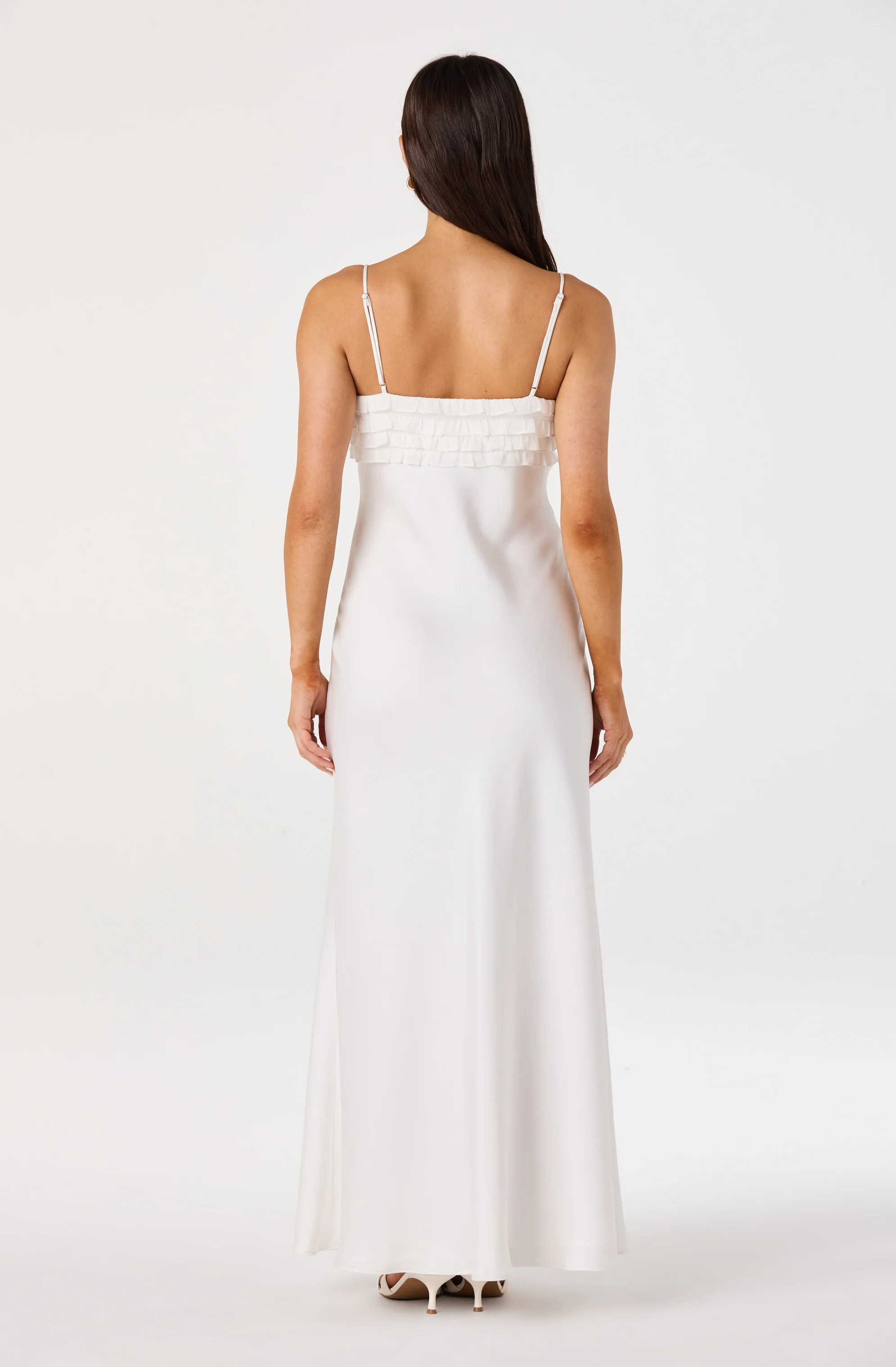 Jade Ruffle Trim Maxi Dress - Image 15