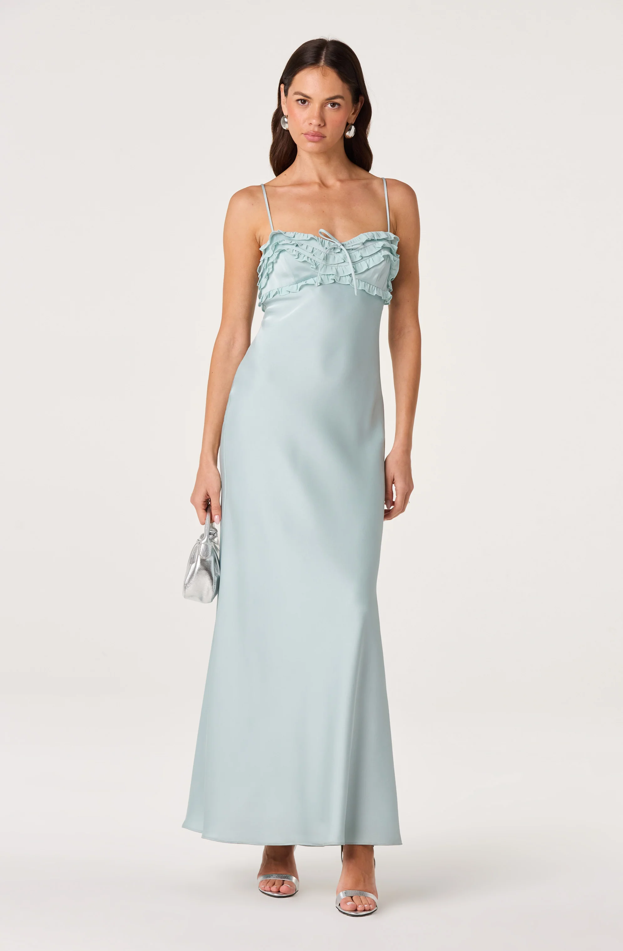 Jade Ruffle Trim Maxi Dress - Image 19