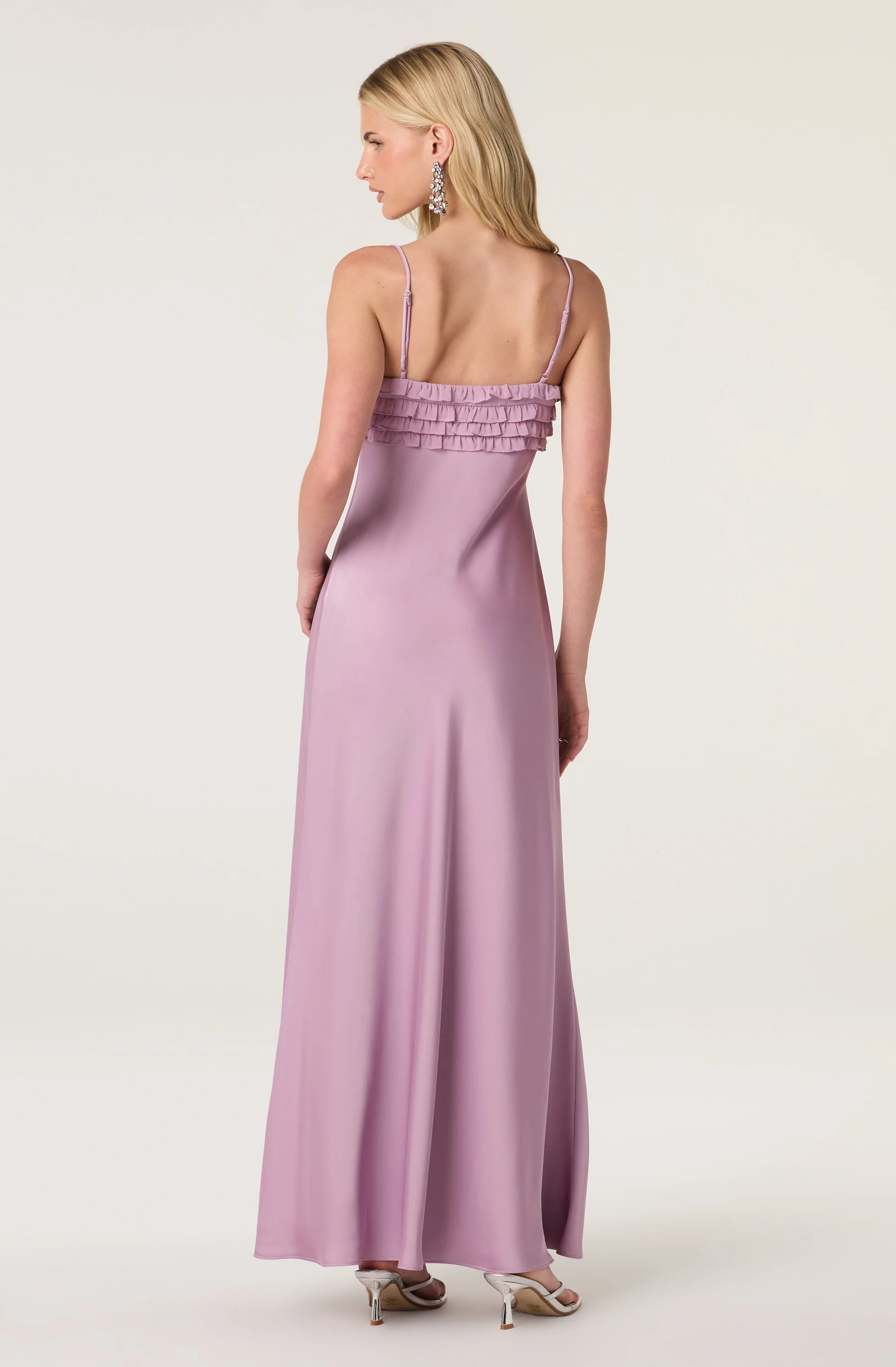 Jade Ruffle Trim Maxi Dress - Image 3