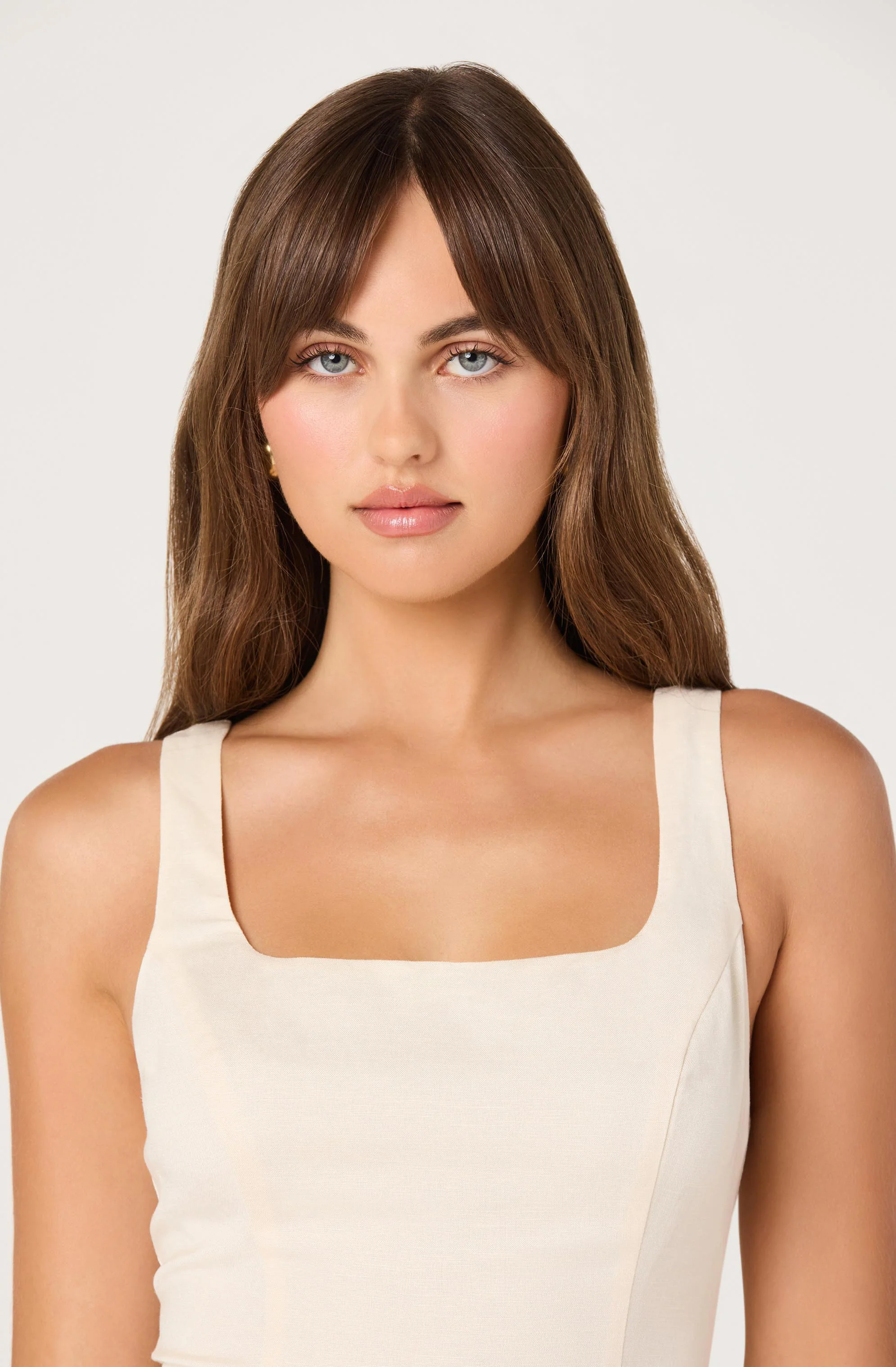 Jaelynn Embroidered Linen Mini Dress - Image 4