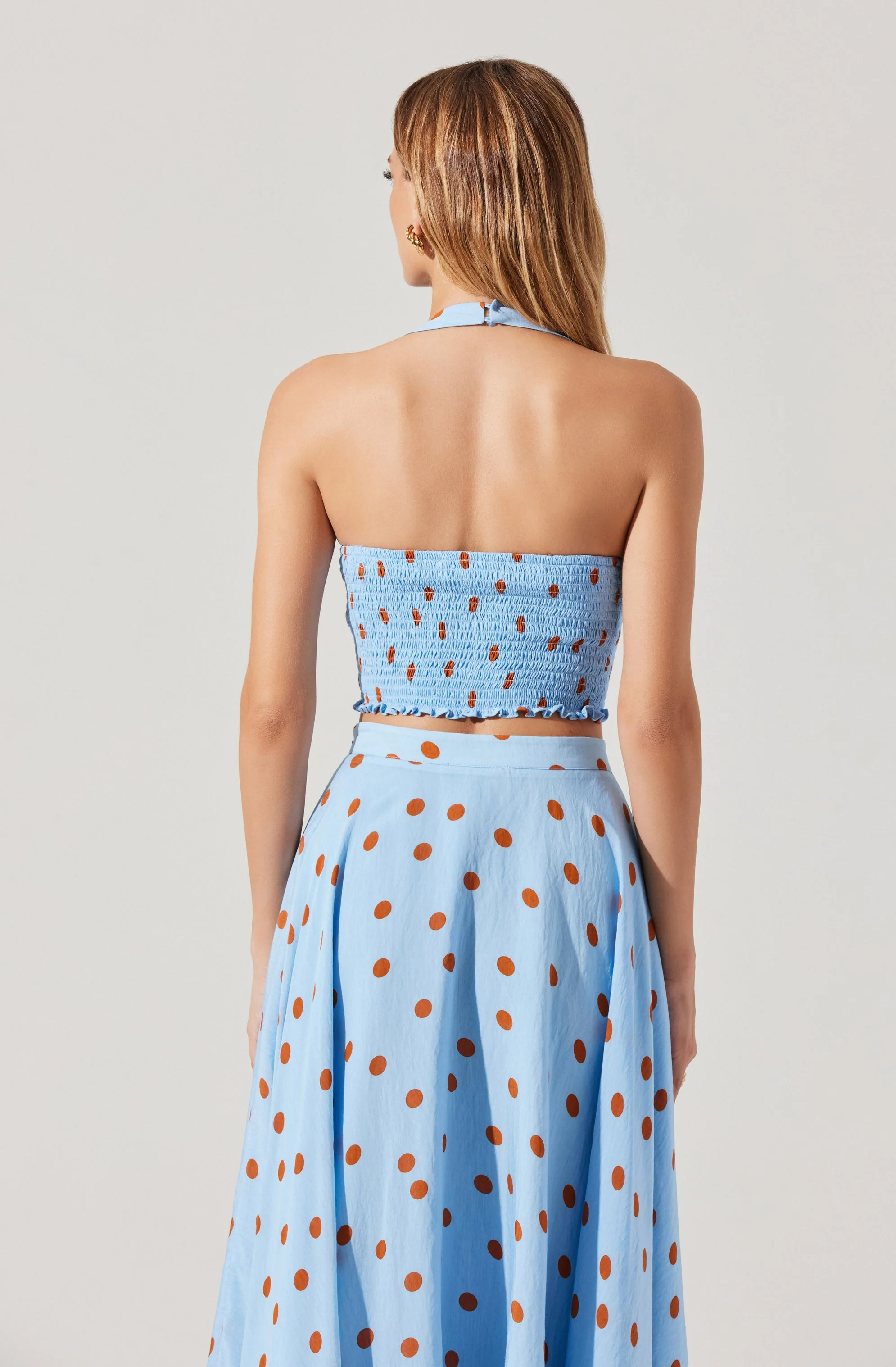 Janie Polka Dot Halter Top - Image 3