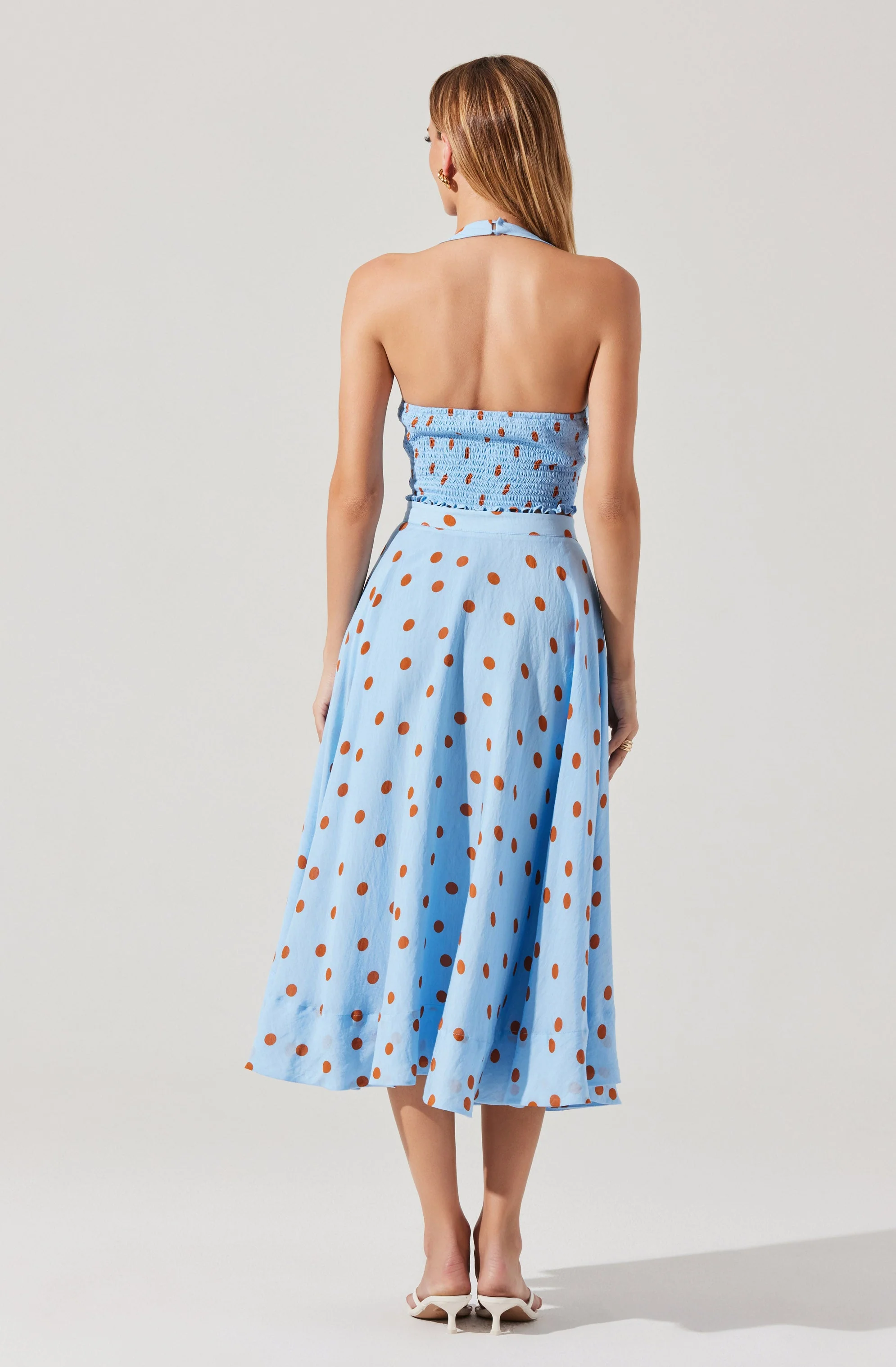 Janie Polka Dot Halter Top - Image 4