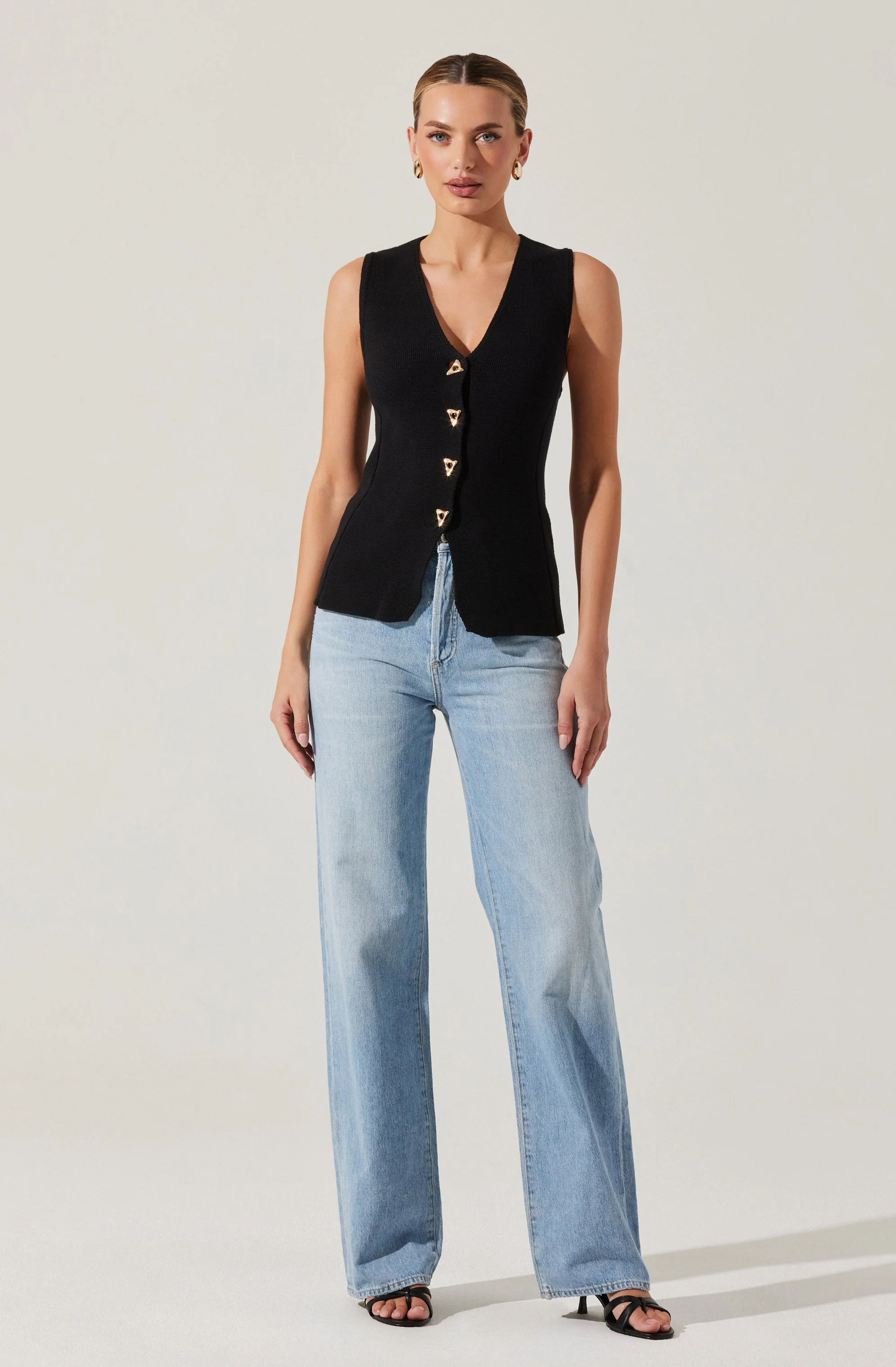 Jayce V-Neck Sweater Vest - Image 2