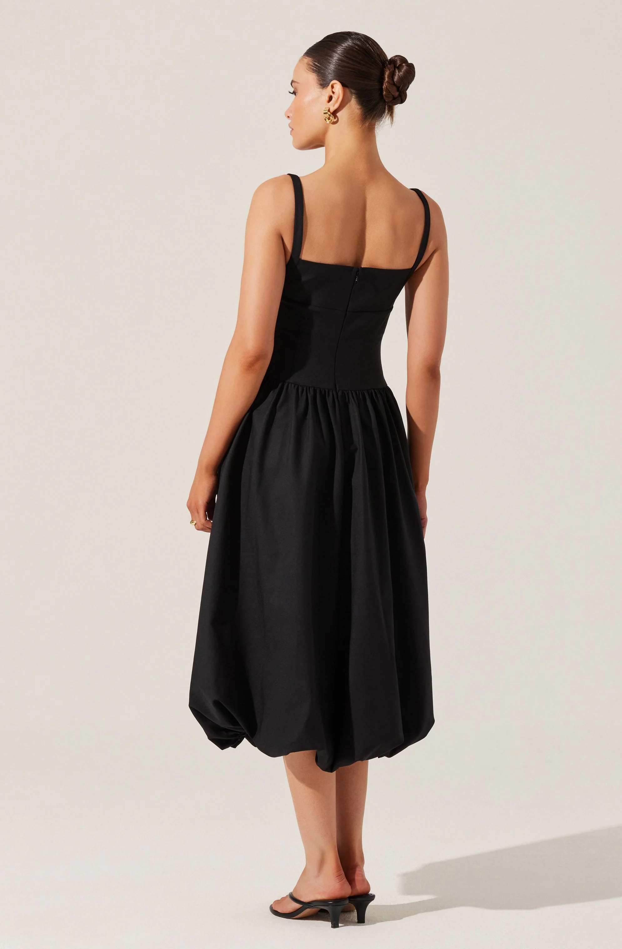 Jevi Sleeveless Bubble Midi Dress - Image 6