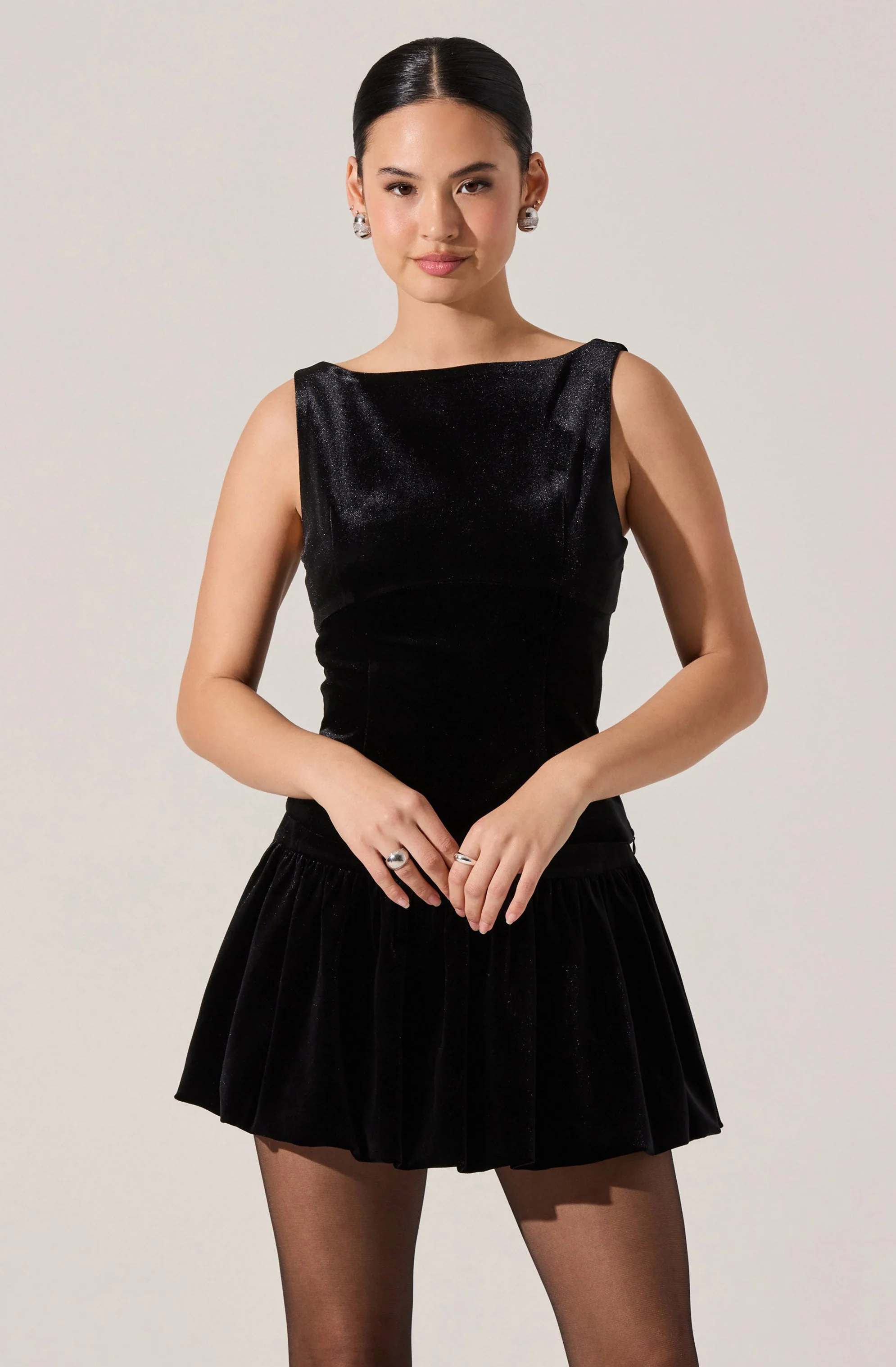 Jinnie Velvet Boat Neck Top - Image 4