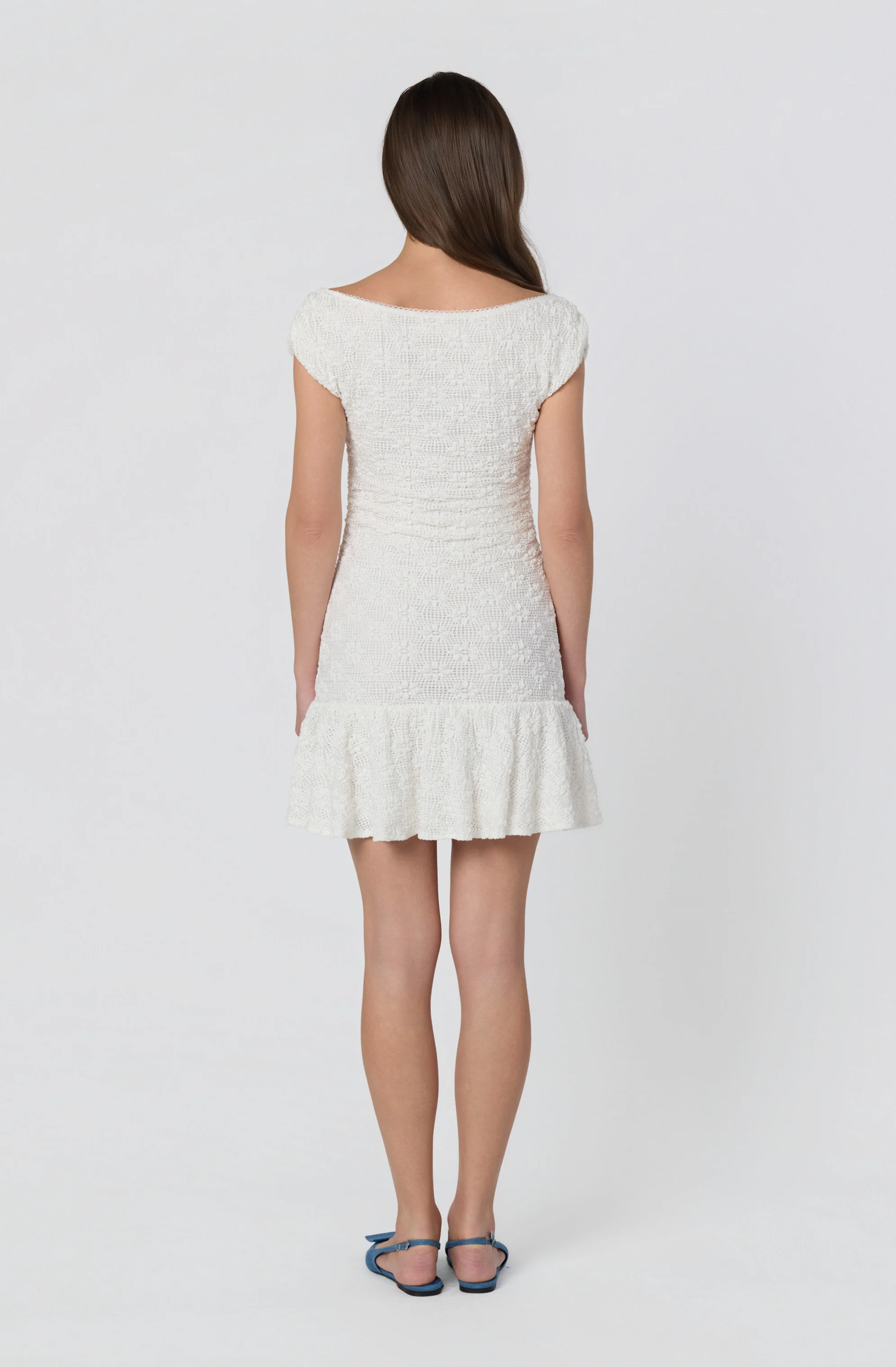 Jolene Lattice Knit Mini Dress - Image 3