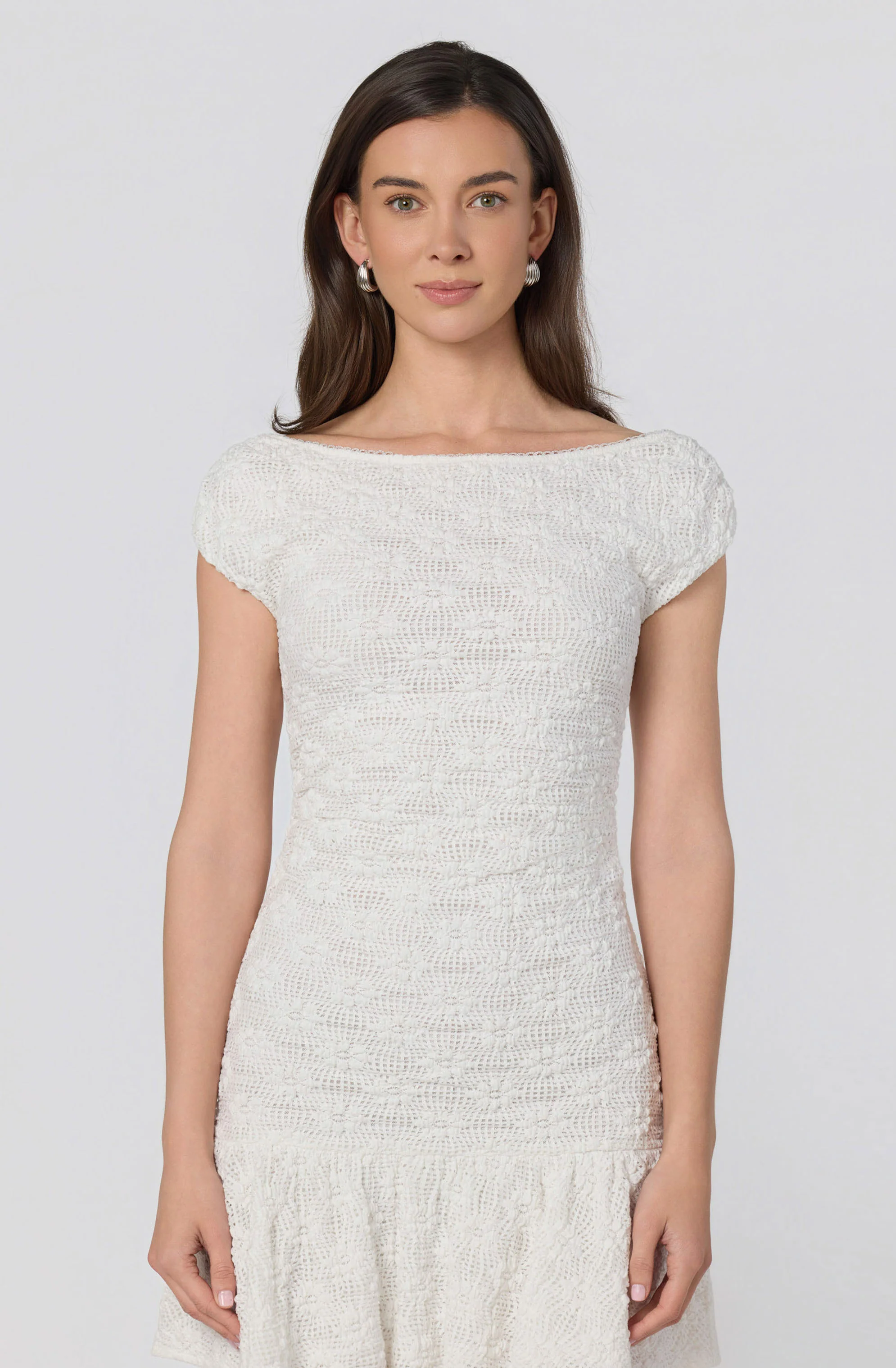 Jolene Lattice Knit Mini Dress - Image 4