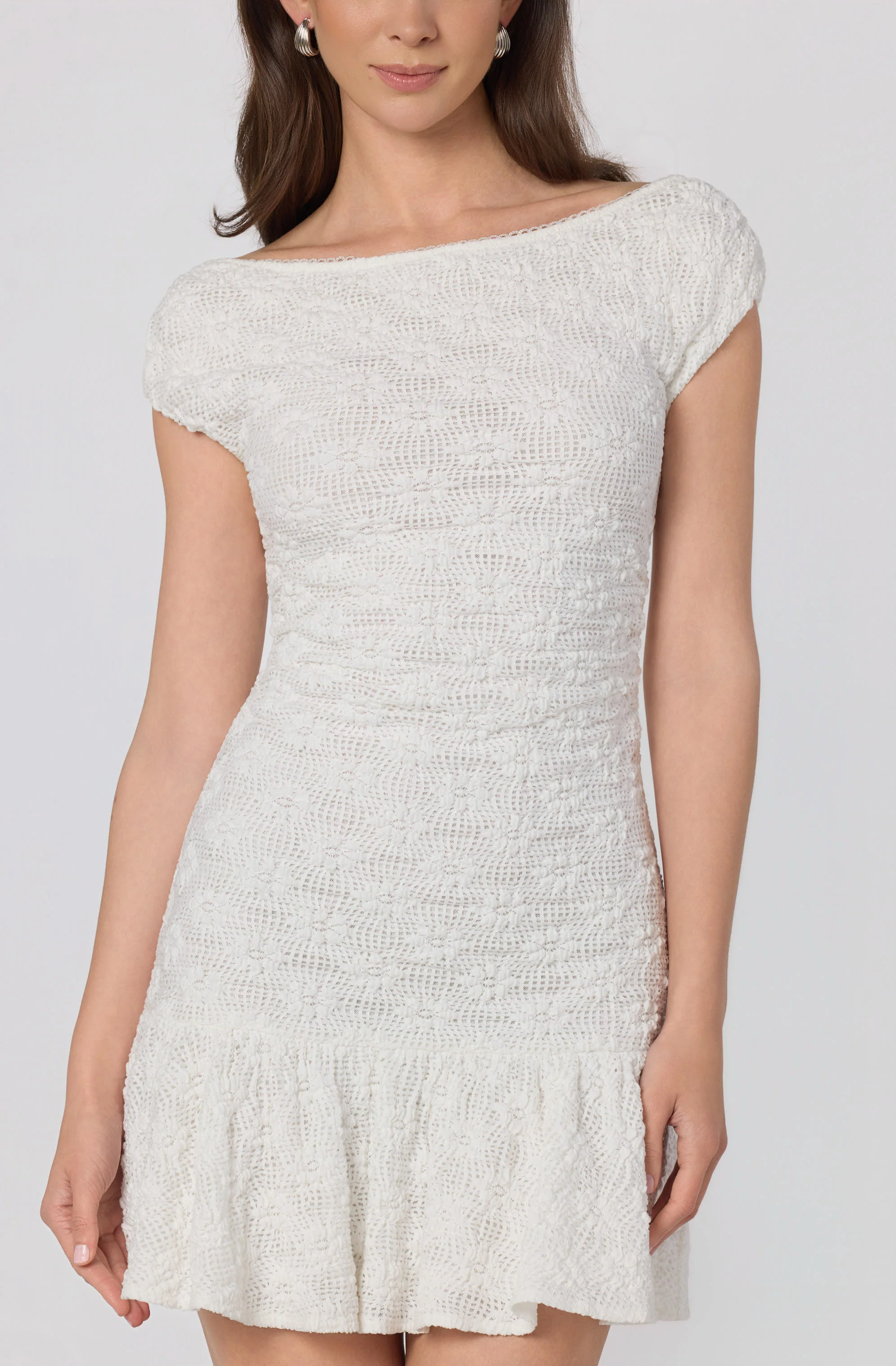 Jolene Lattice Knit Mini Dress - Image 6