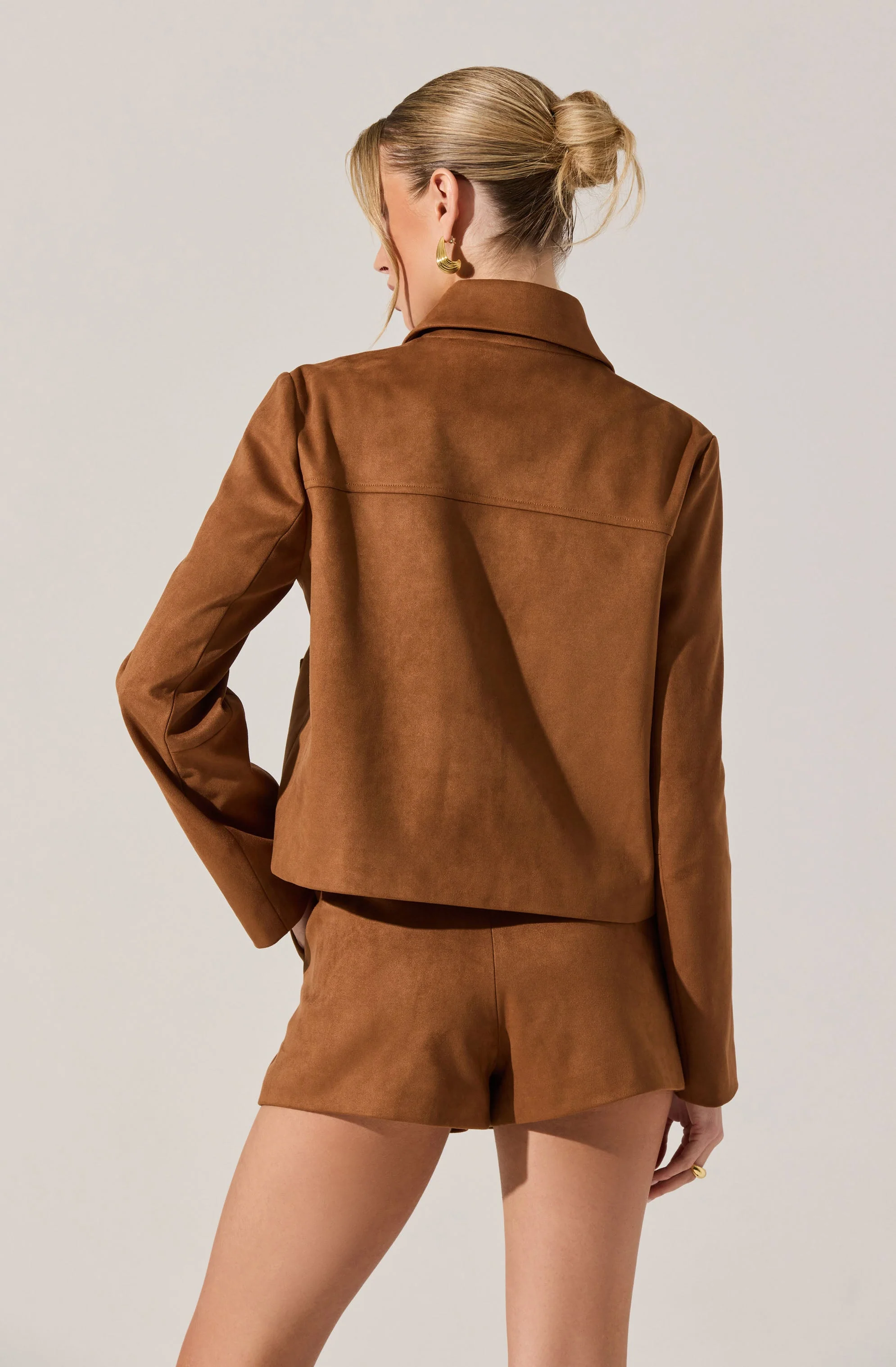 Jude Faux Suede Jacket - Image 2
