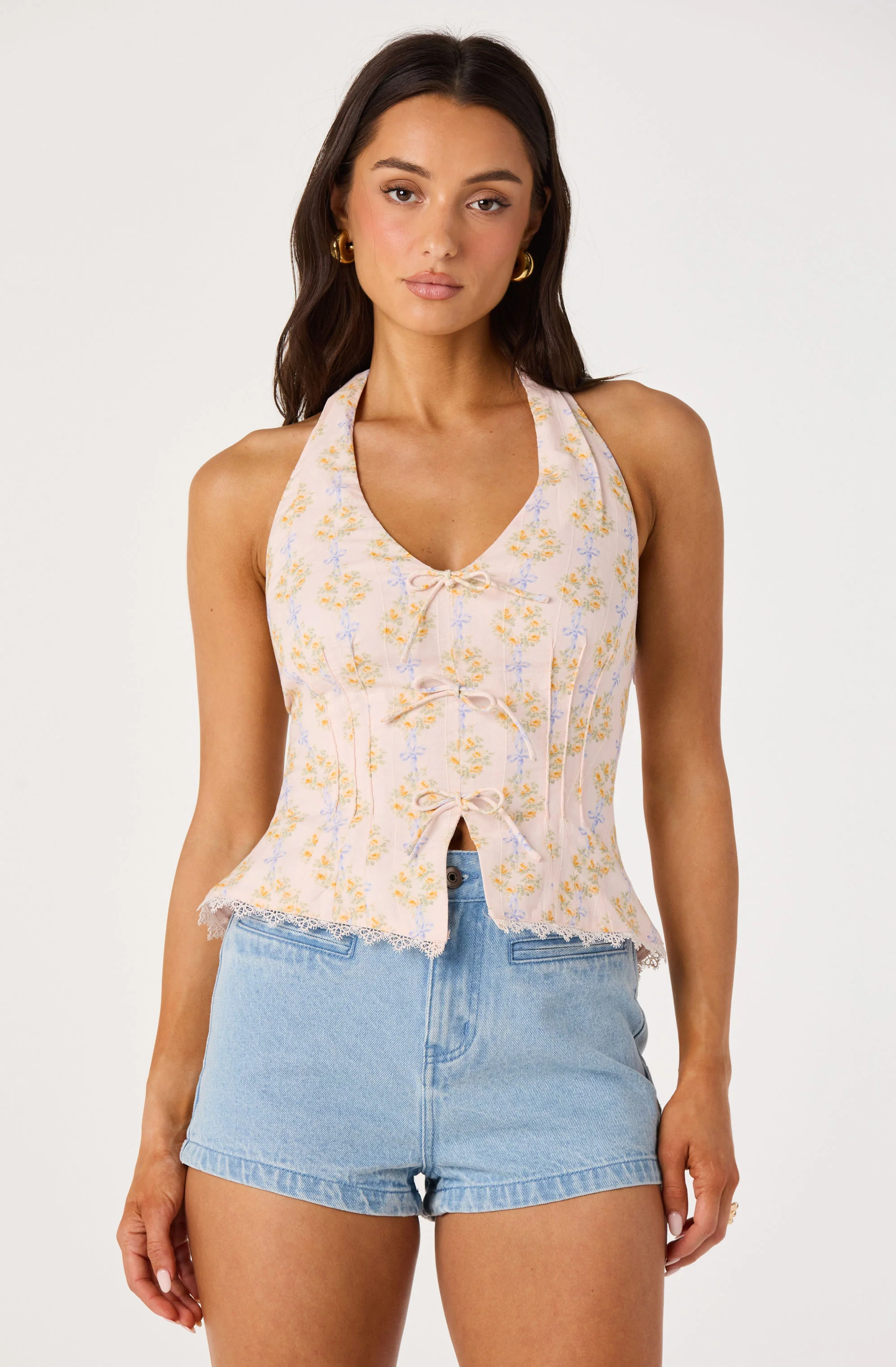 Julia Floral Halter Top - Image 4