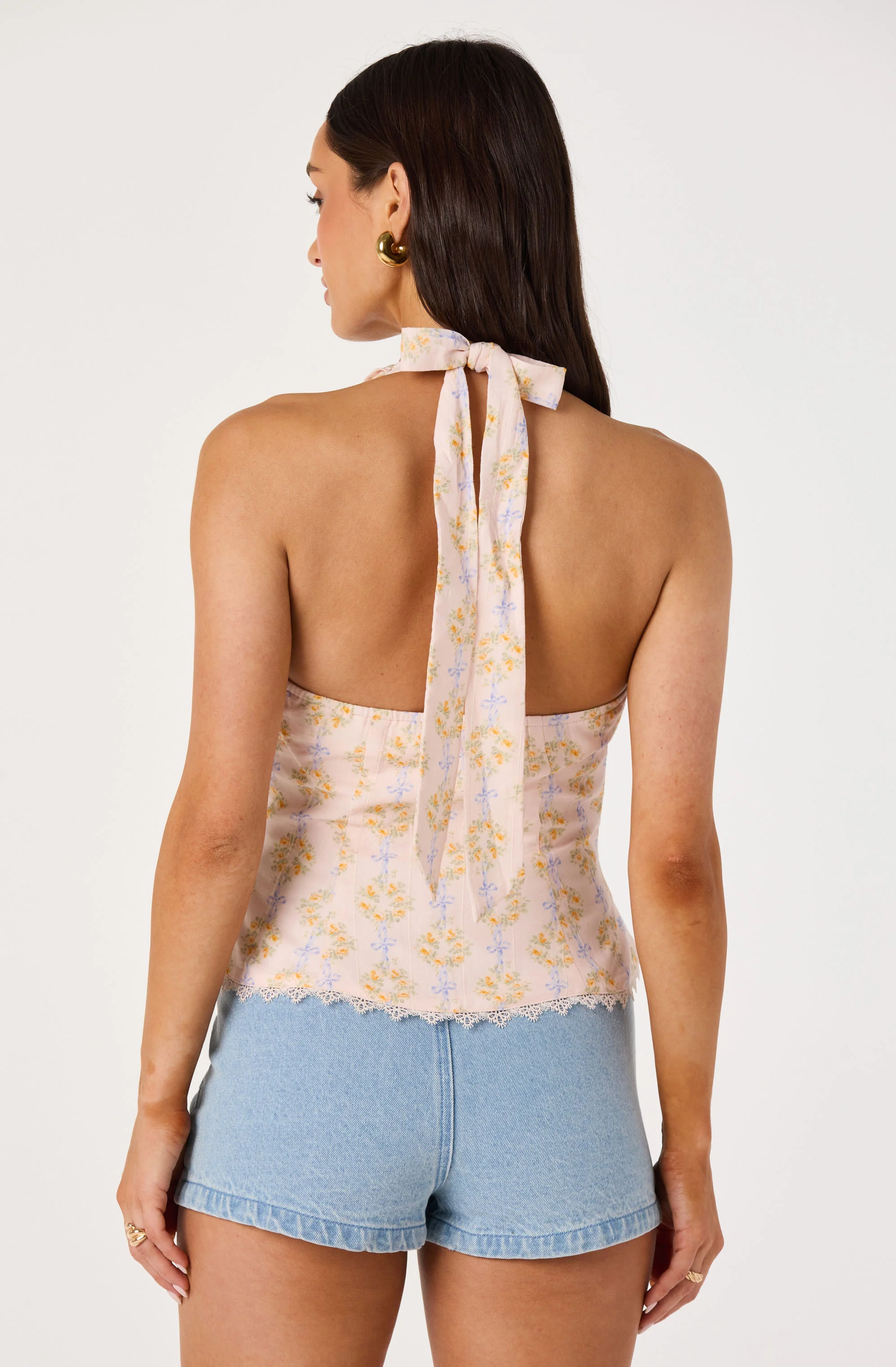 Julia Floral Halter Top - Image 6