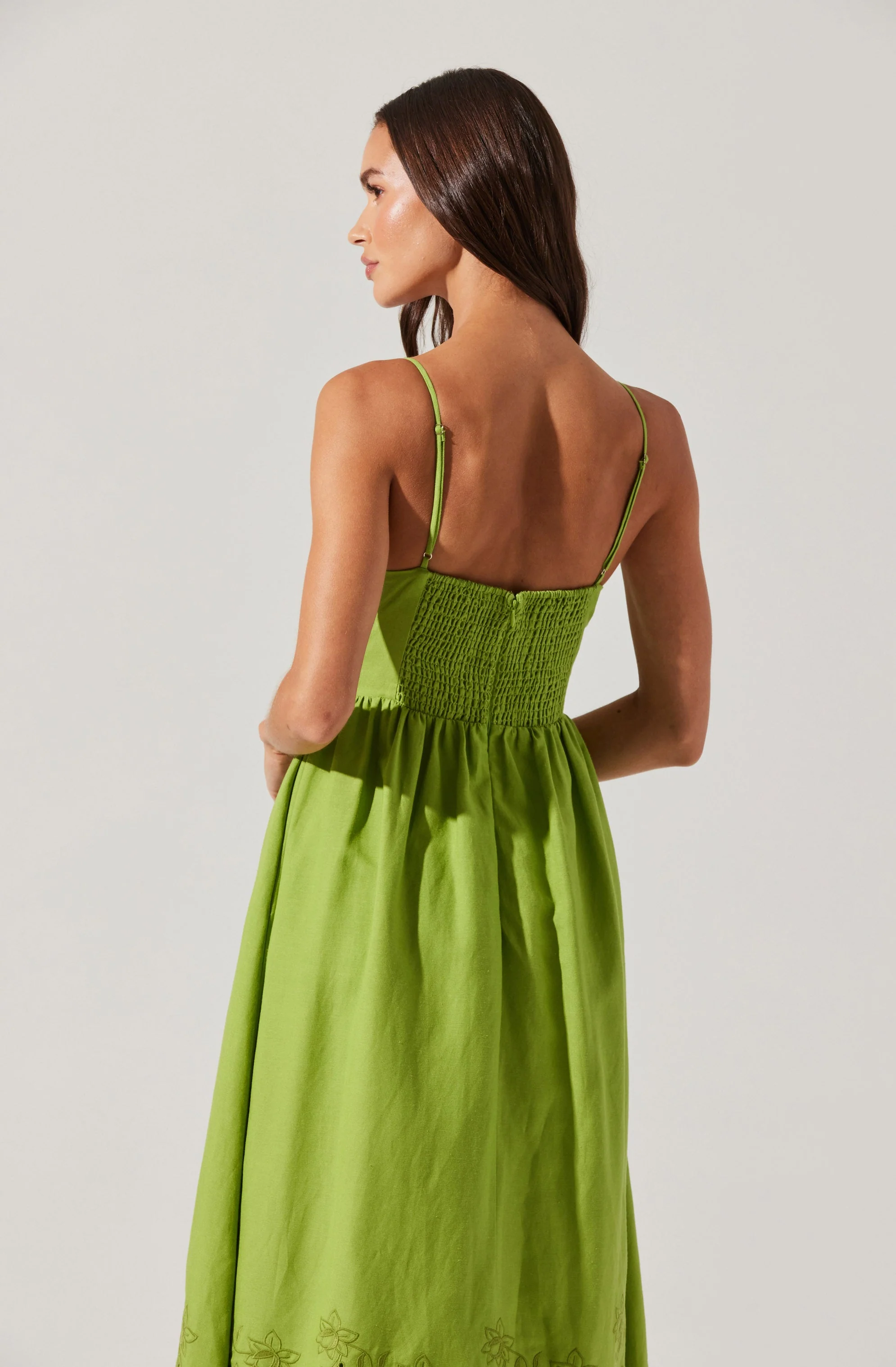 Kaidi Embroidered Midi Dress - Image 10