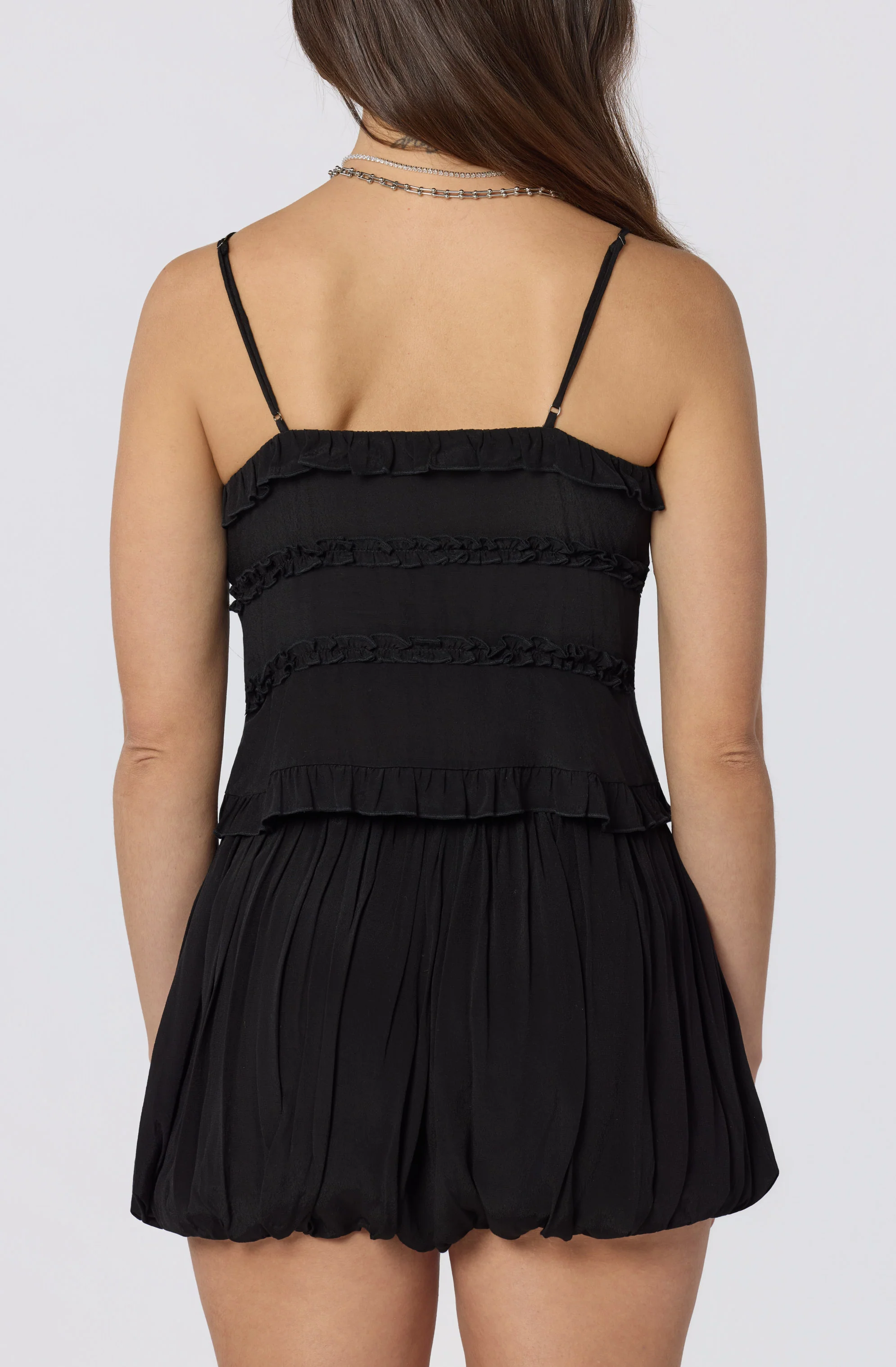 Kailey Ruffle Tie-Front Cropped Top - Image 4