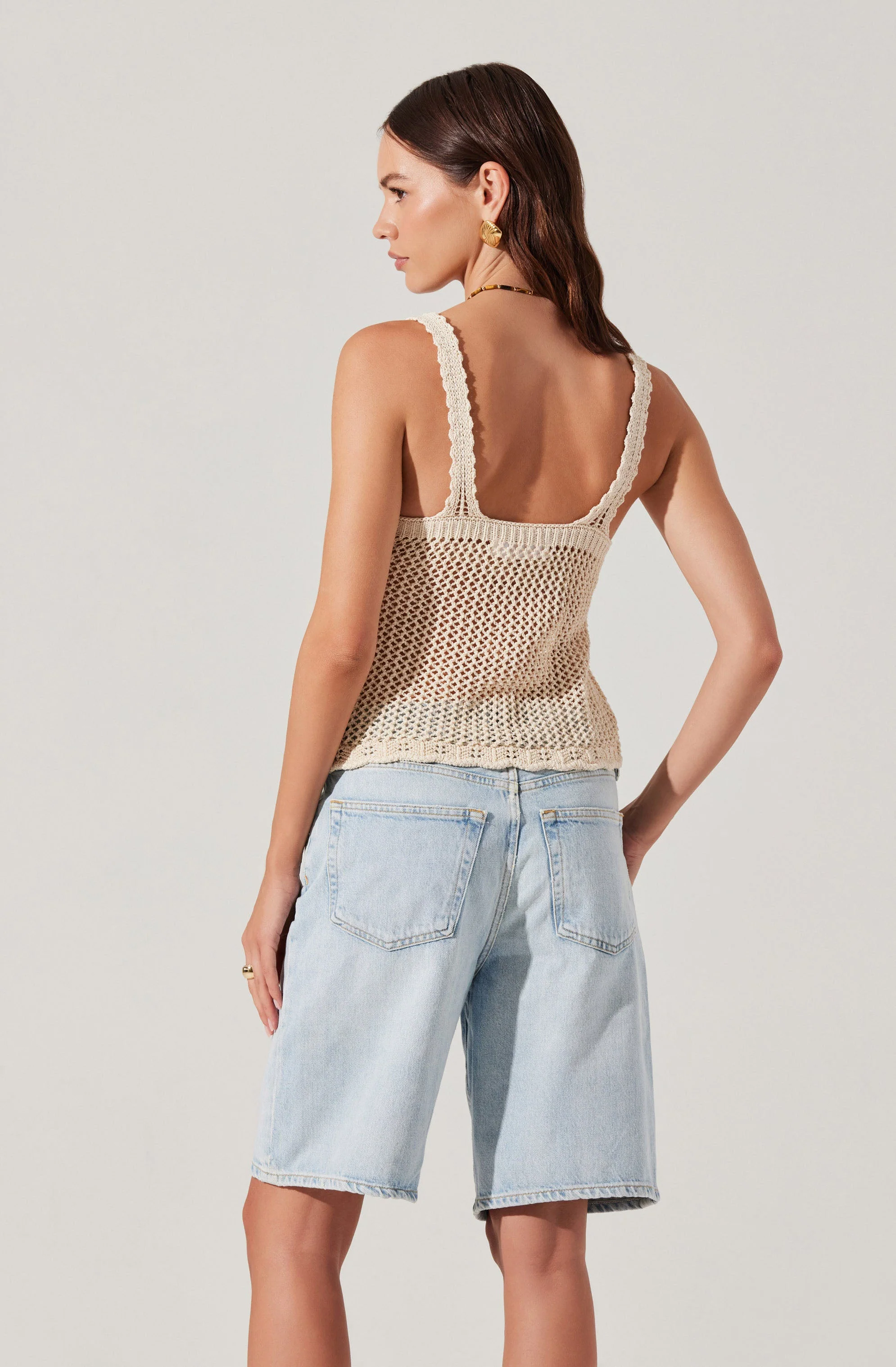 Kalaya Crochet Knit Top - Image 2