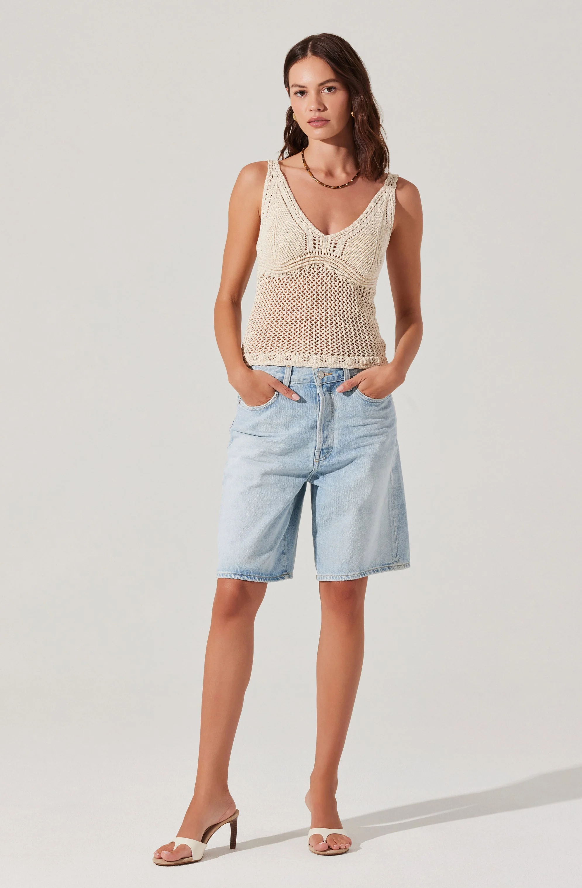 Kalaya Crochet Knit Top - Image 3