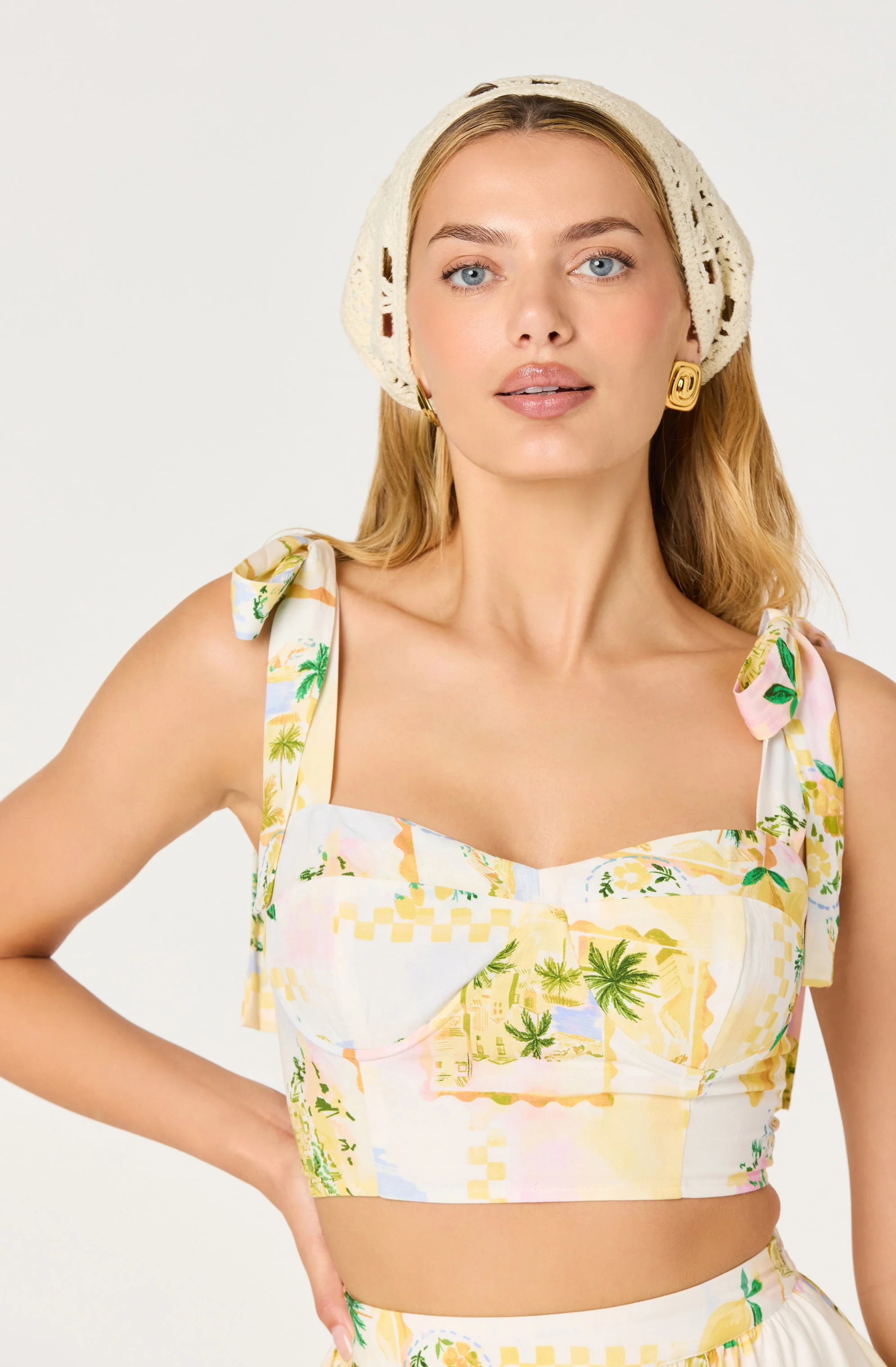Kaleigh Tie-Strap Bustier Top - Image 3
