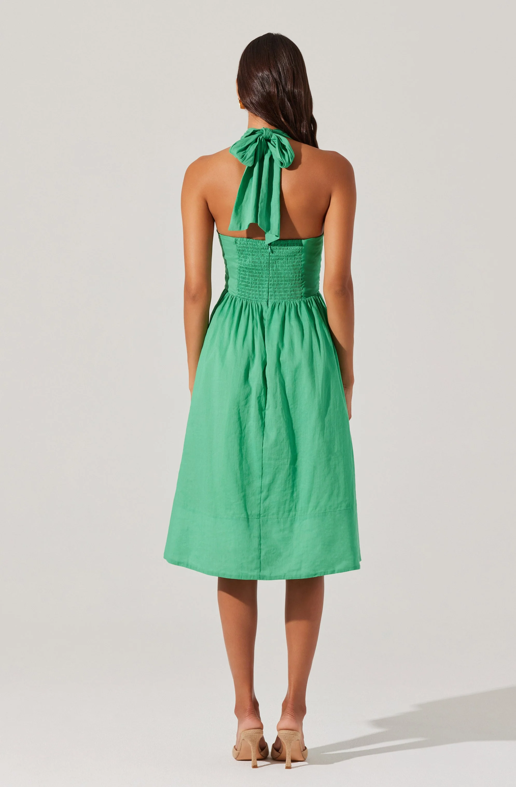 Kalia Crossover Halter Mini Dress - Image 5