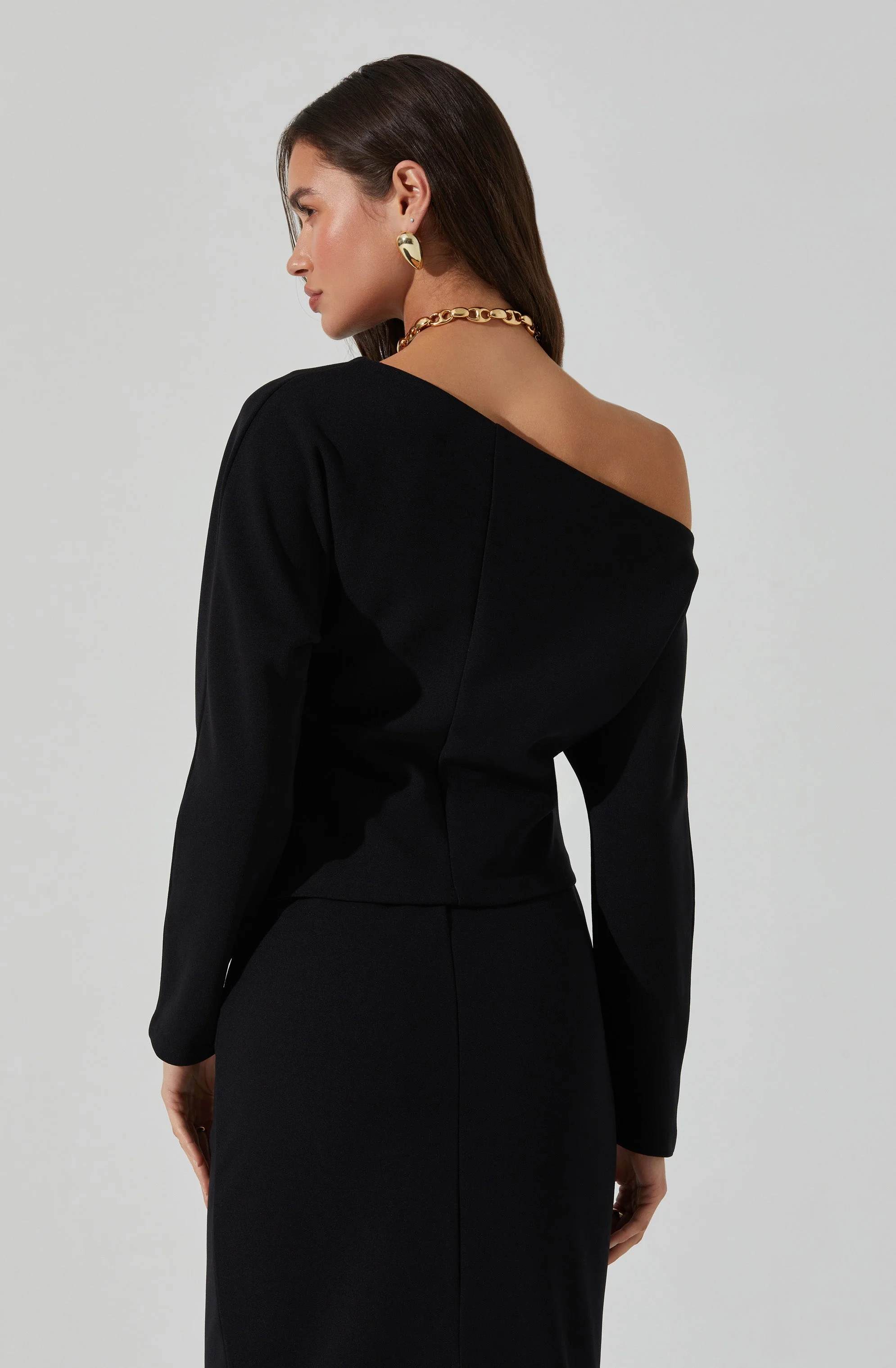 Kana Off Shoulder Asymmetric Top - Image 5