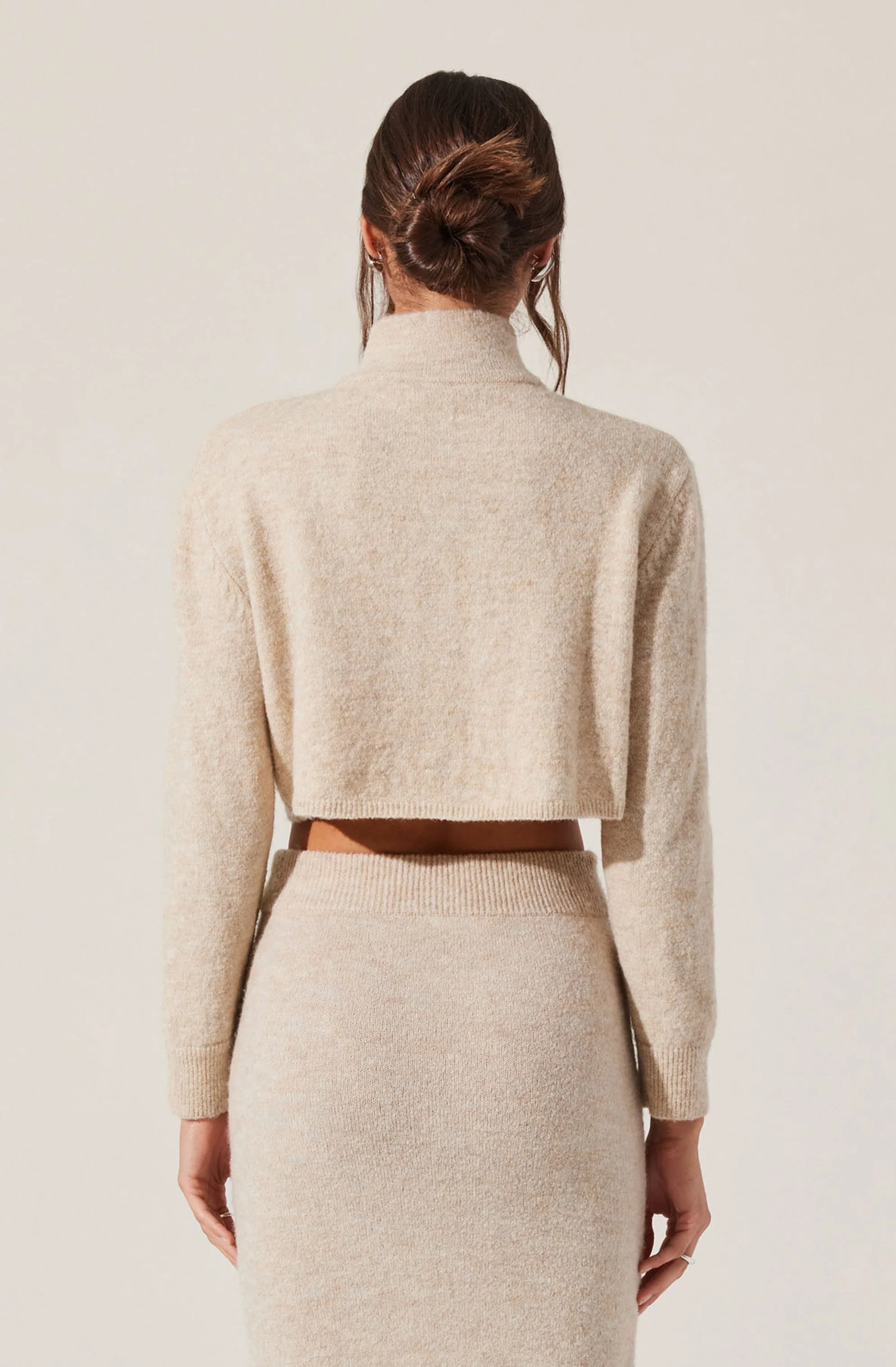 Karsyn Cropped Turtleneck Cardigan - Image 6
