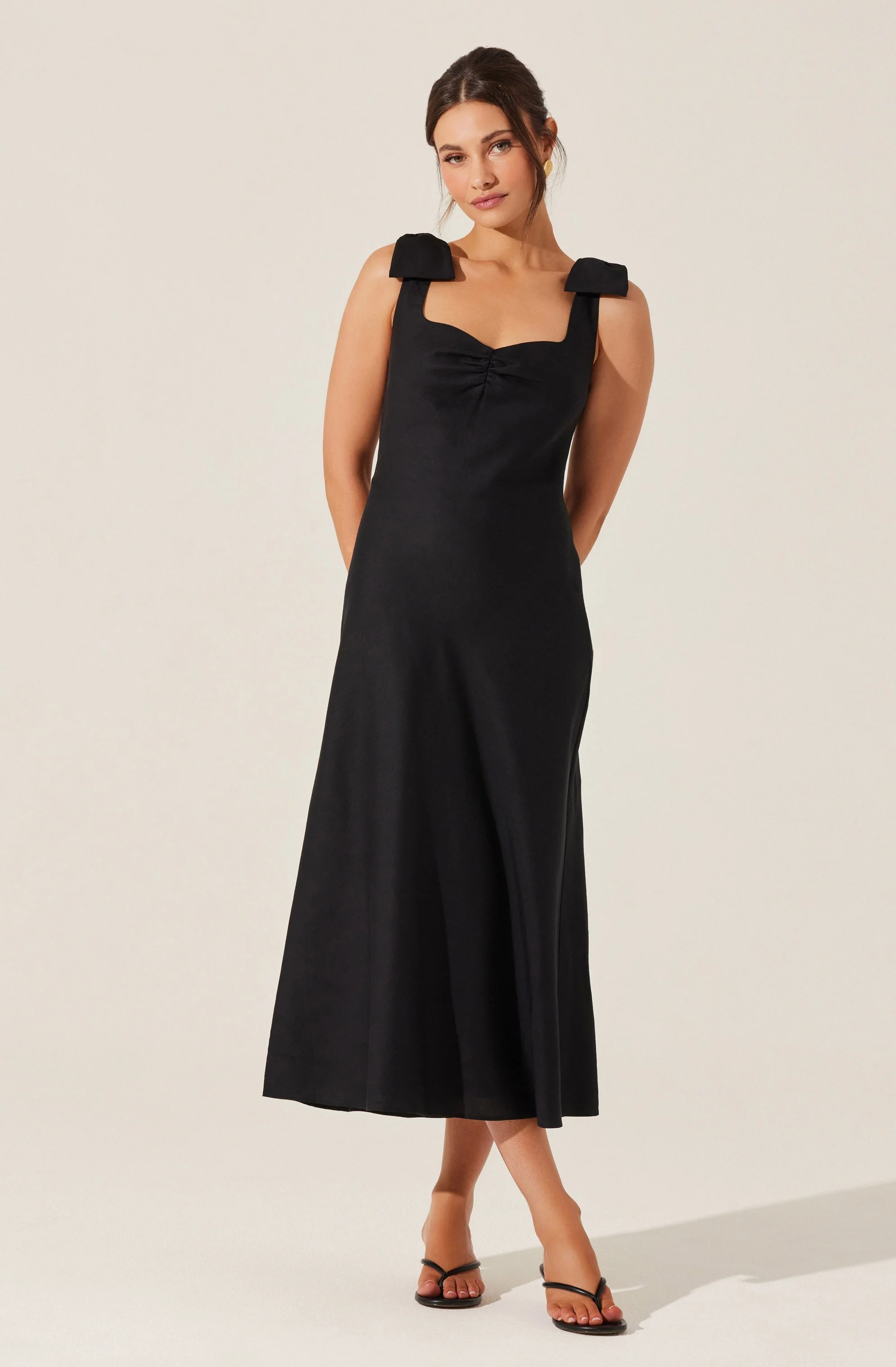 Kateleya Bow Detail Midi Dress - Image 11