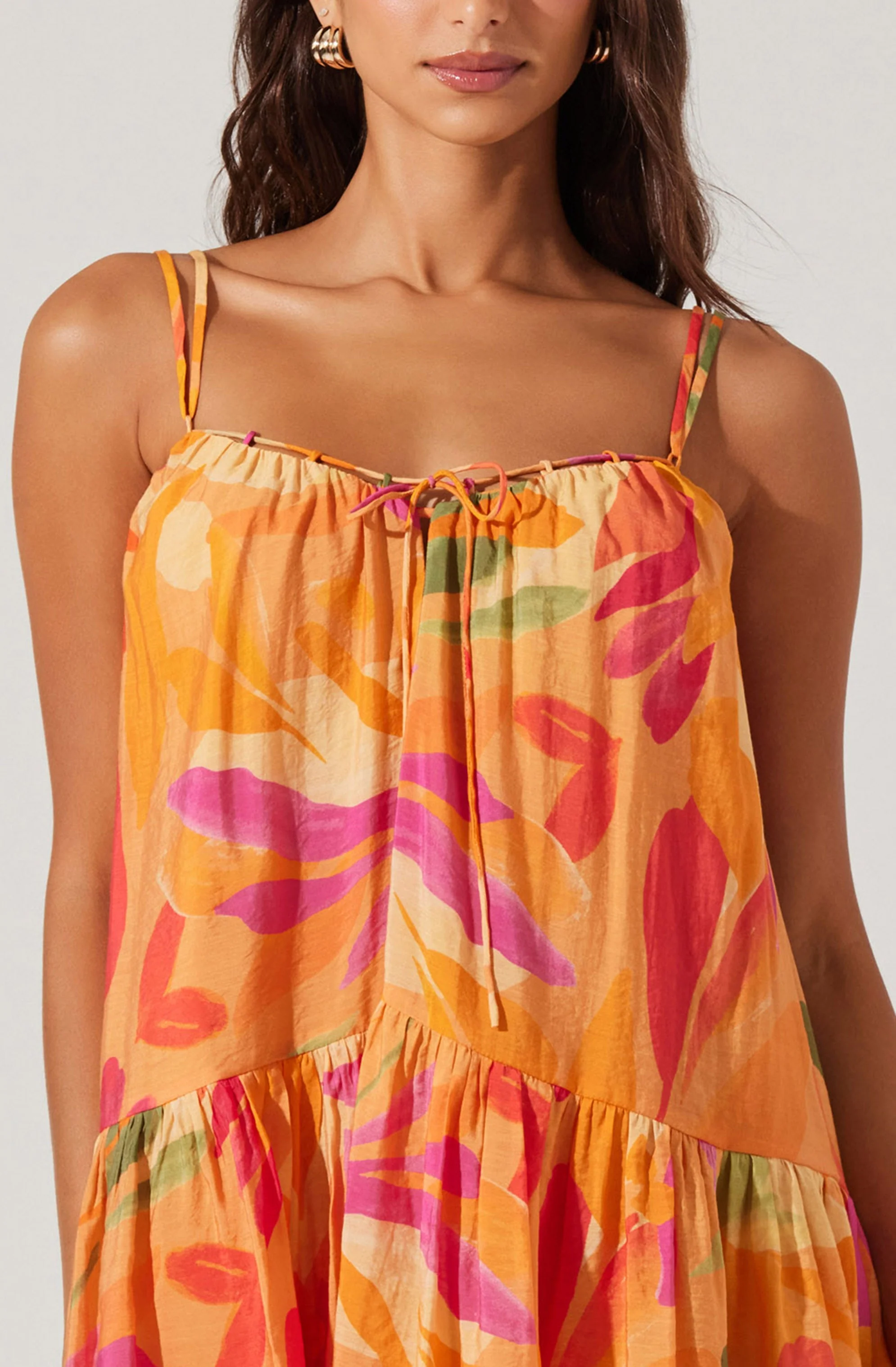 Keala Floral Mini Tent Dress - Image 3