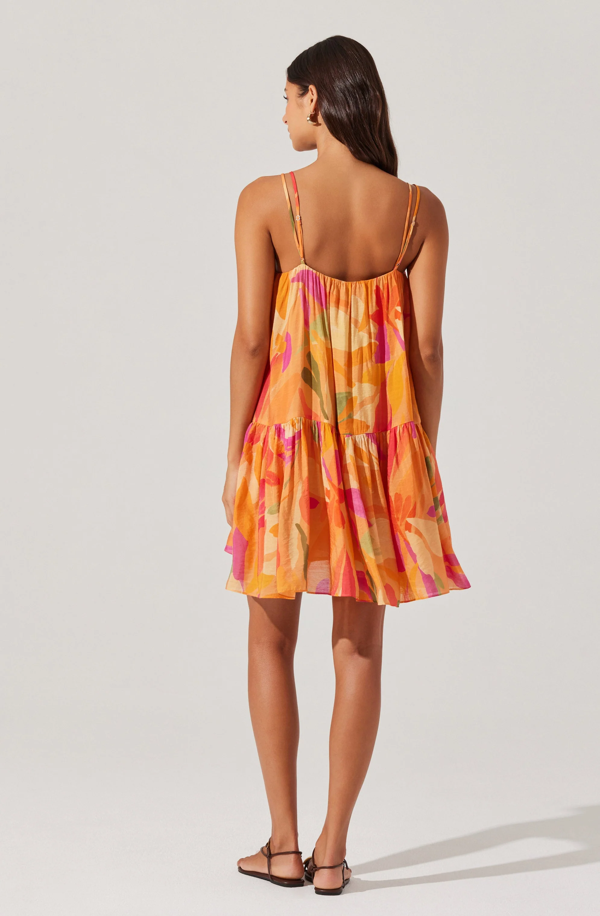 Keala Floral Mini Tent Dress - Image 5