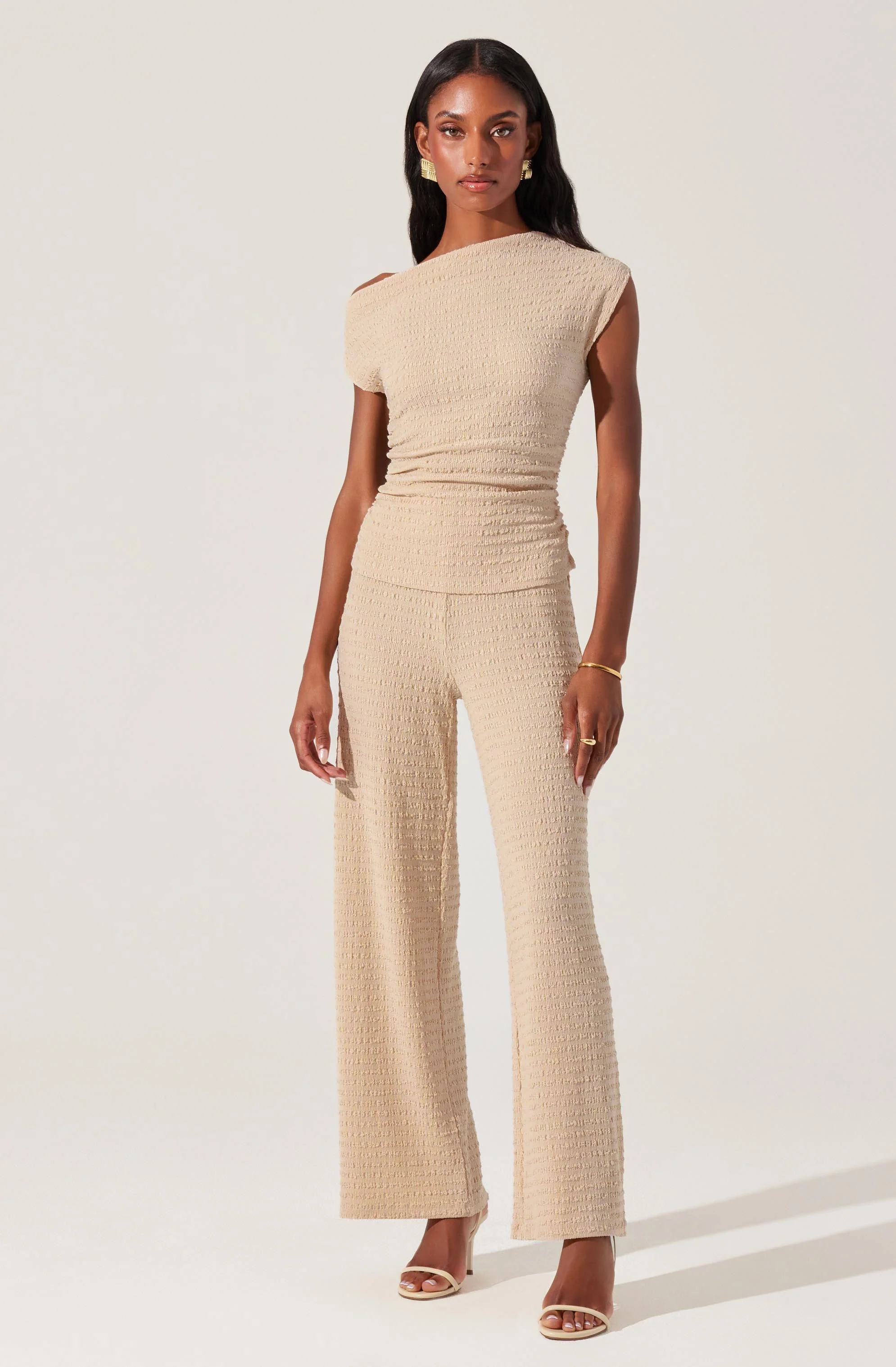 Keir One shoulder Textured Top - Image 5