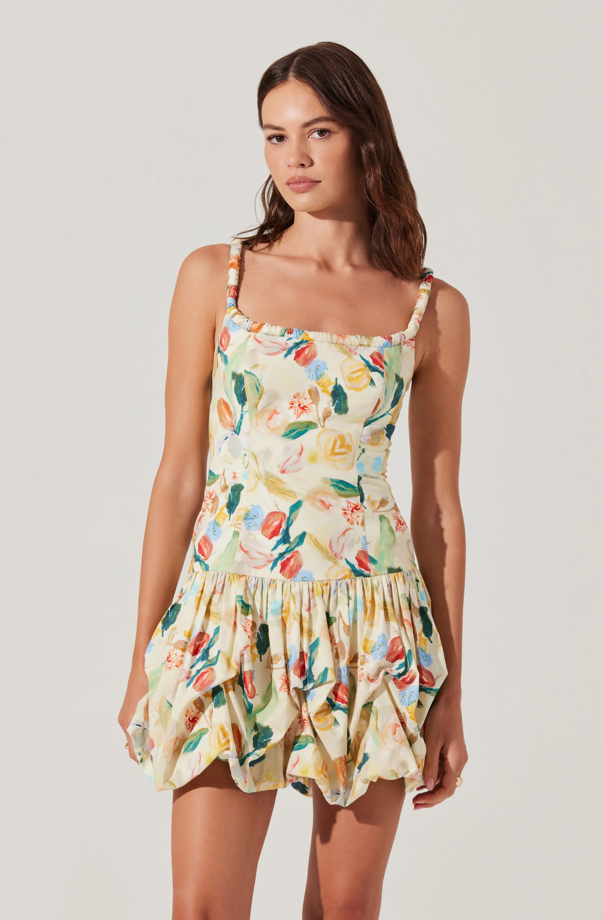 Keyla Floral Bubble Dress - Image 2