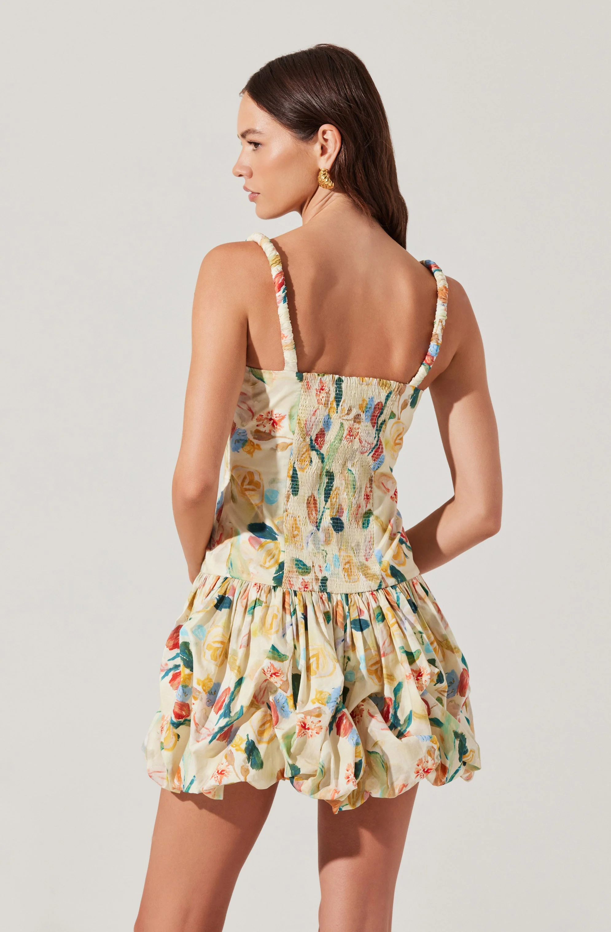 Keyla Floral Bubble Dress - Image 3