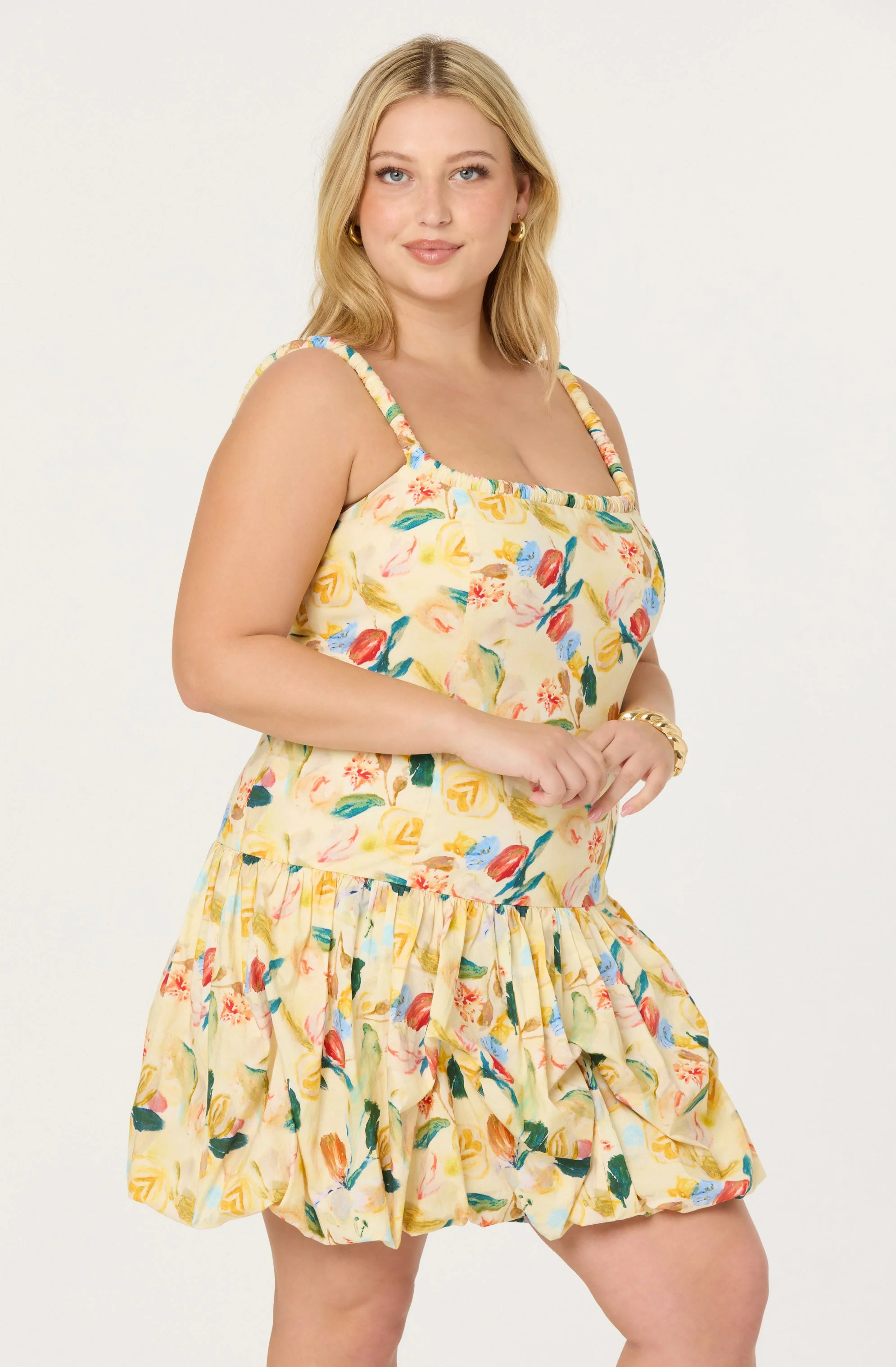 Keyla Floral Bubble Dress - Image 9