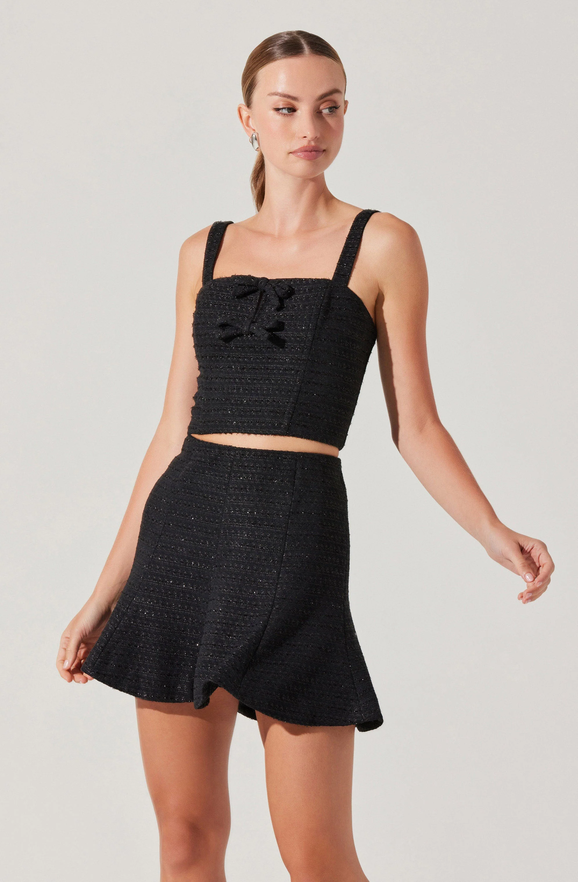 Kiona Tweed Mini Skirt - Image 8