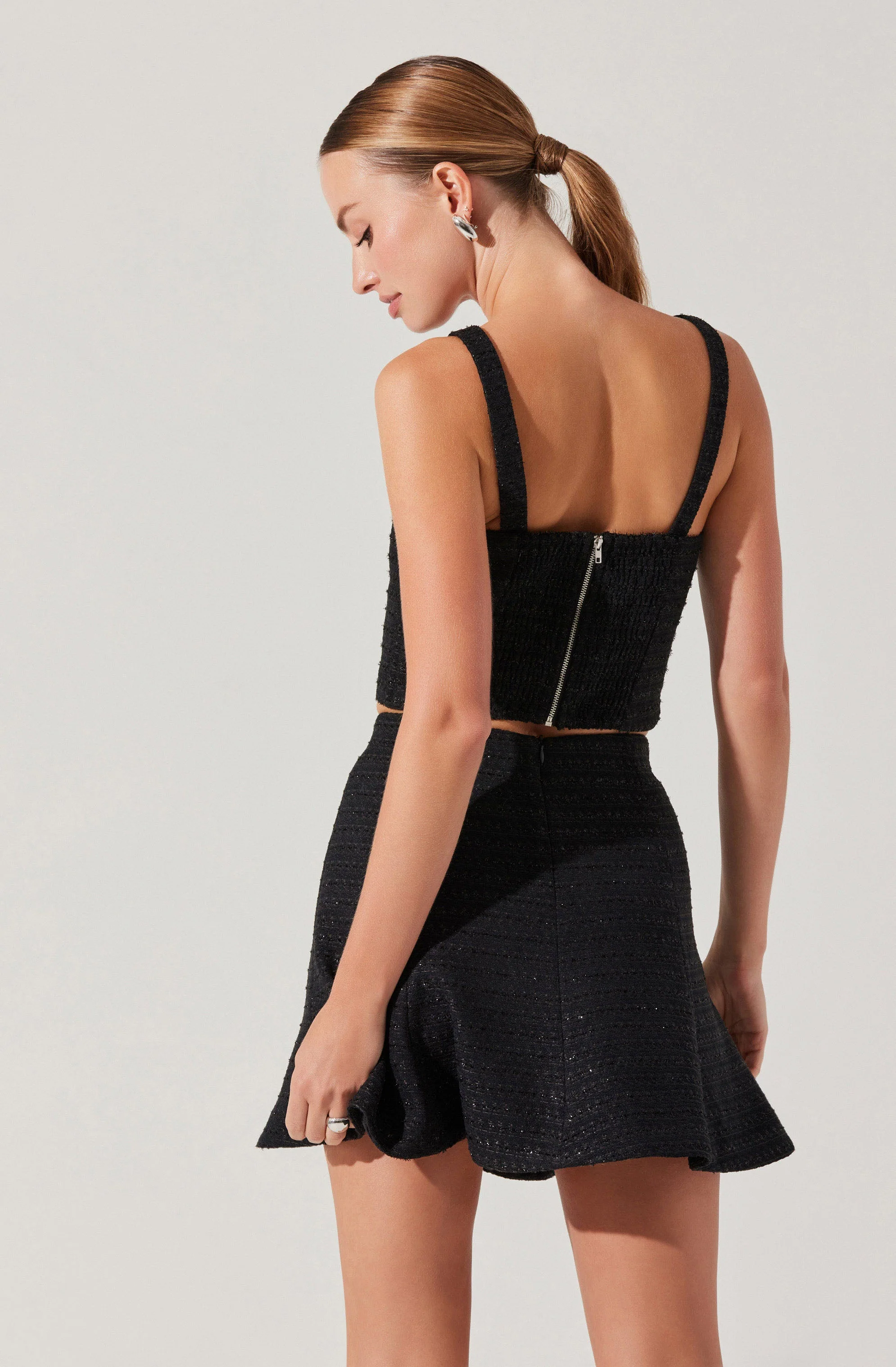 Kiona Tweed Bow Top - Image 11